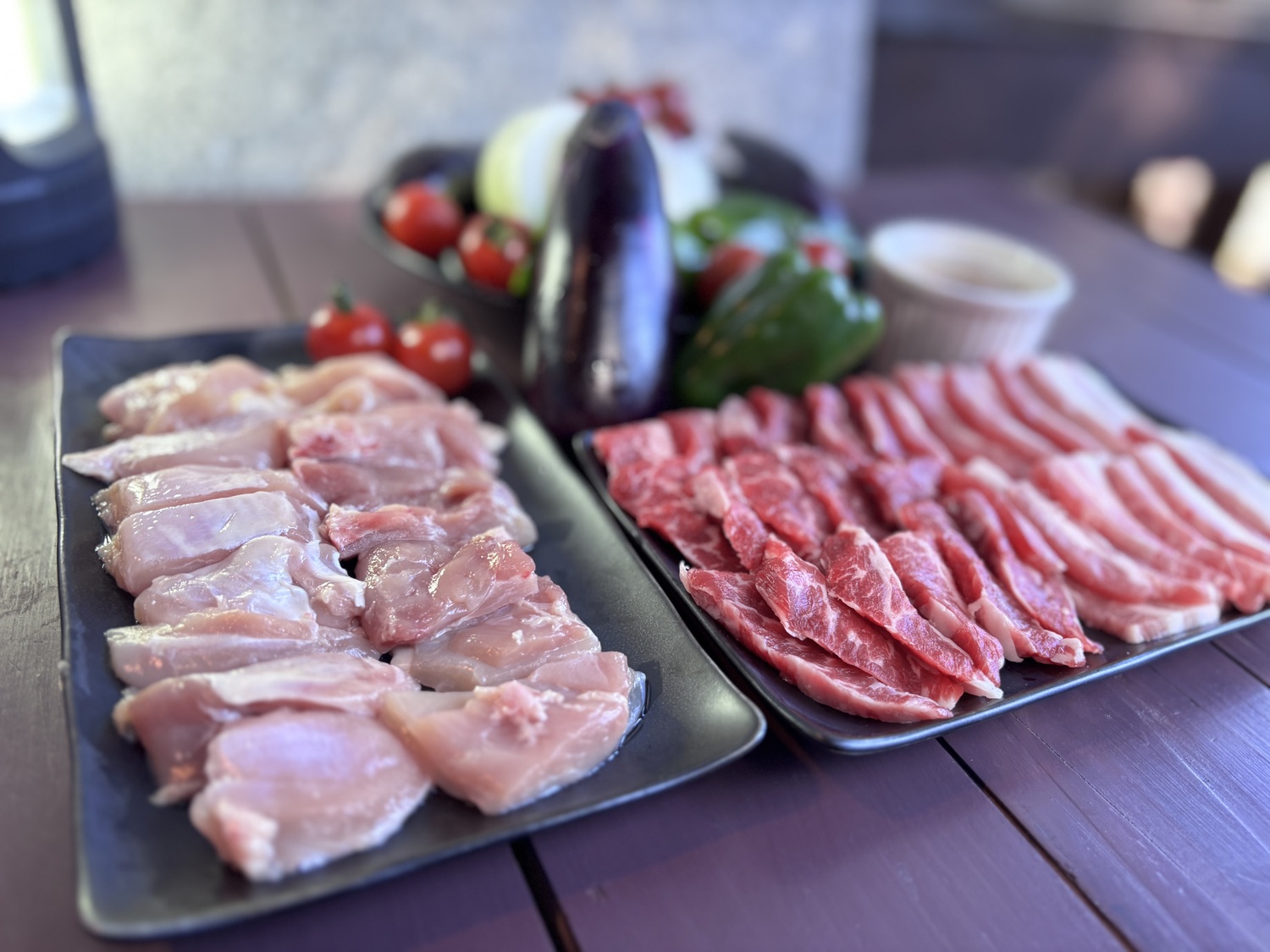 BBQ食材も提供しています！