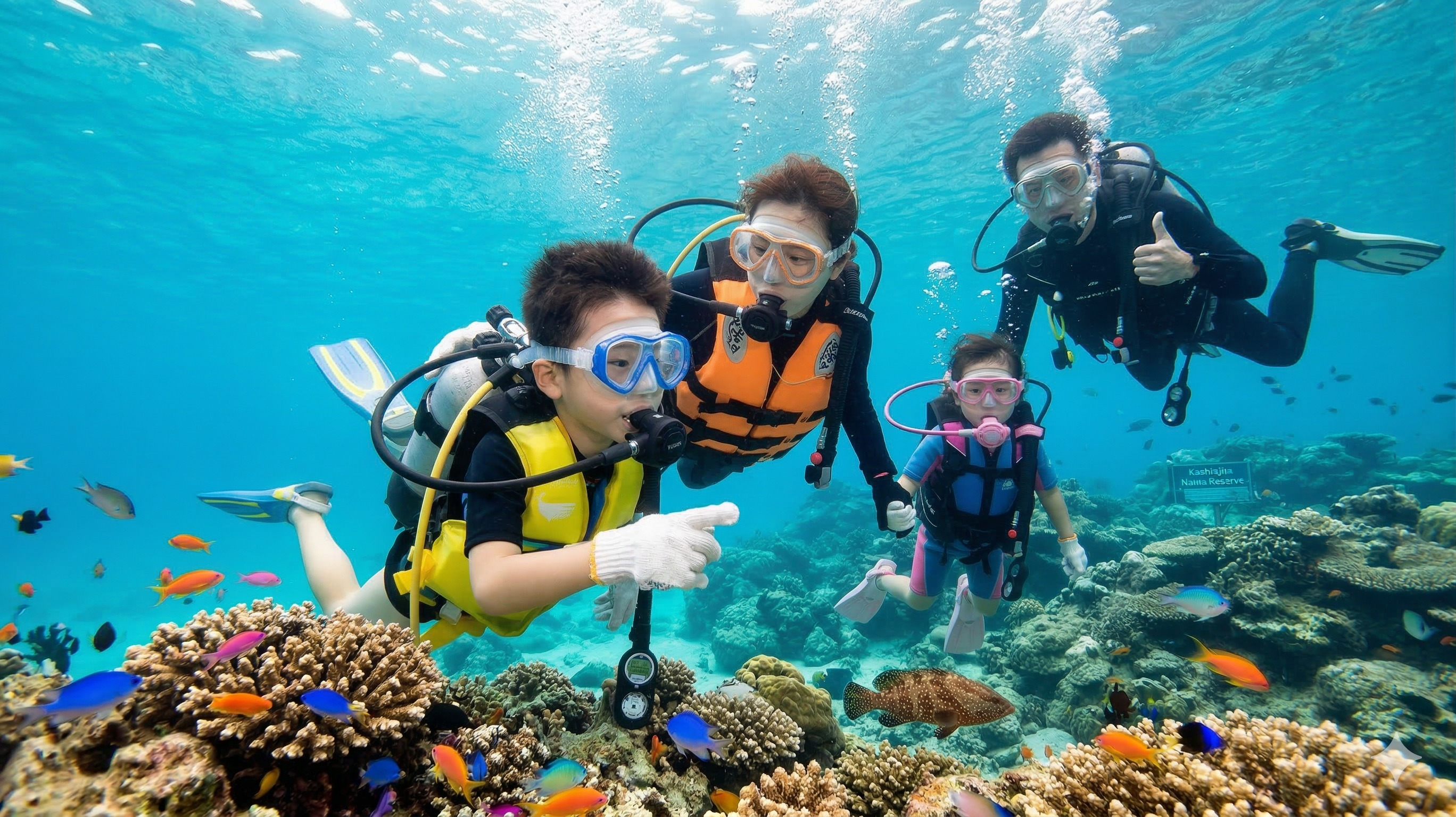 柏島で体験ダイビング！