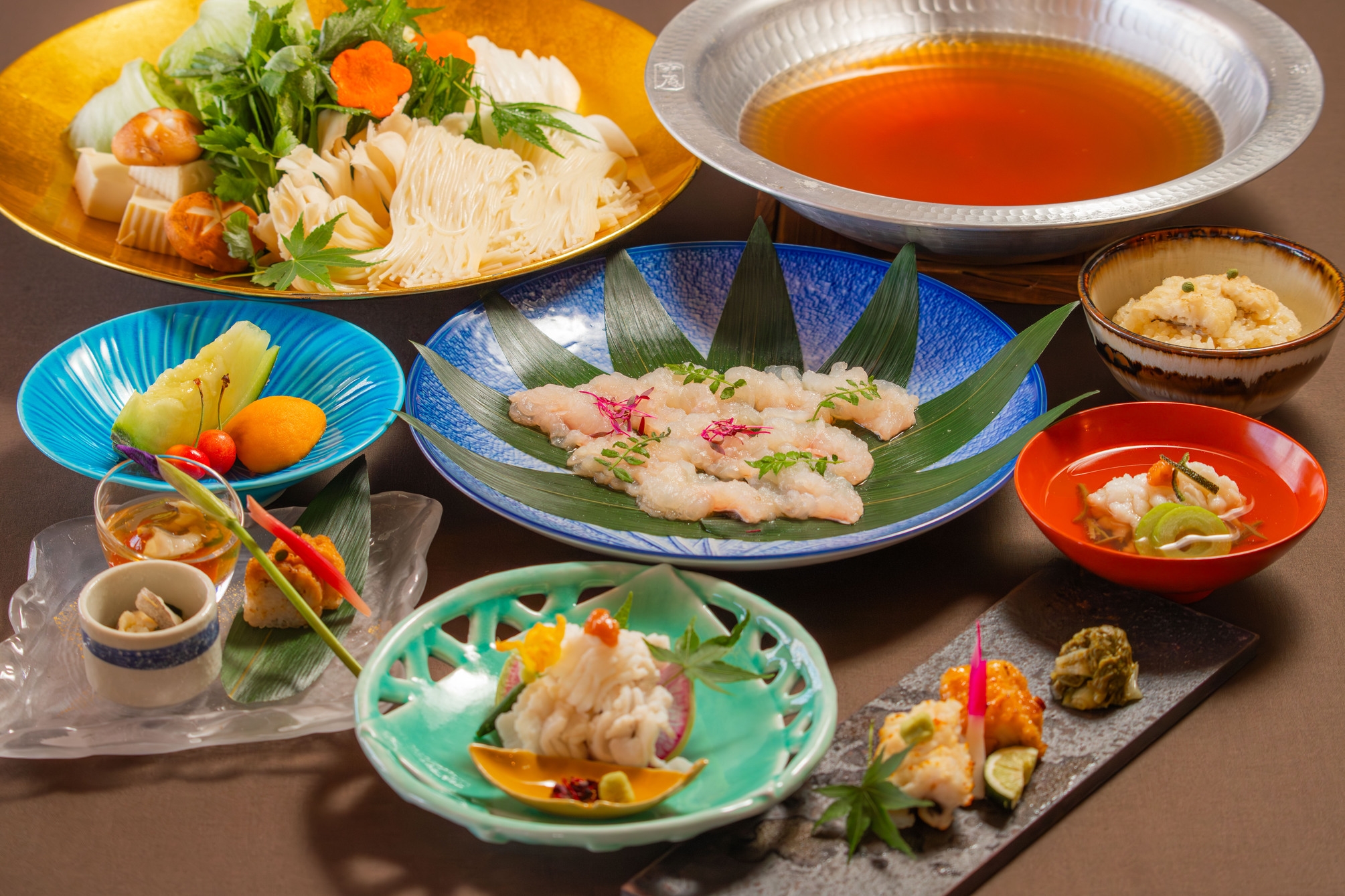 【夏限定プラン】夏の味覚！淡路島産 鱧尽くし会席（夕朝食付）