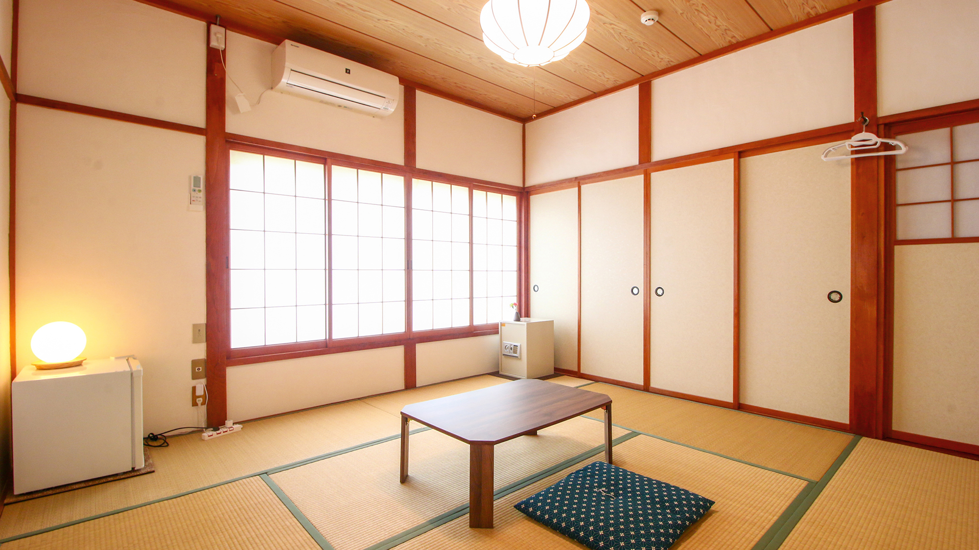 #和室8畳　睡眠環境作りにこだわり、京壁や漆喰壁にDIYしました