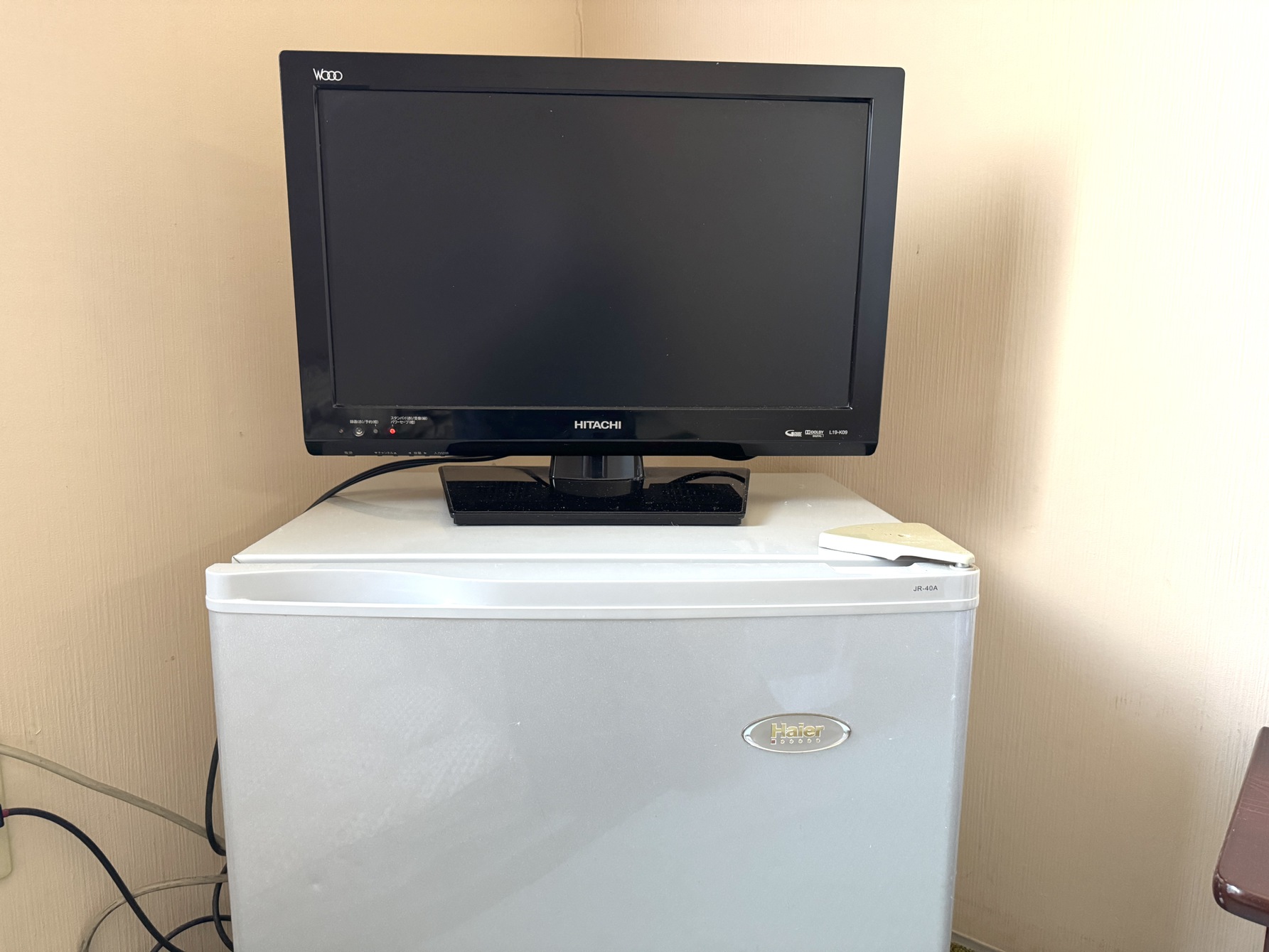 つばきテレビ冷蔵庫