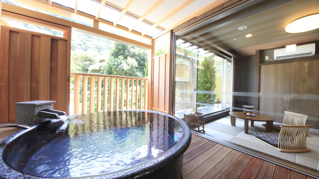 【温泉露天風呂付　粋彩～SUISAI～】和洋室　42平米以上