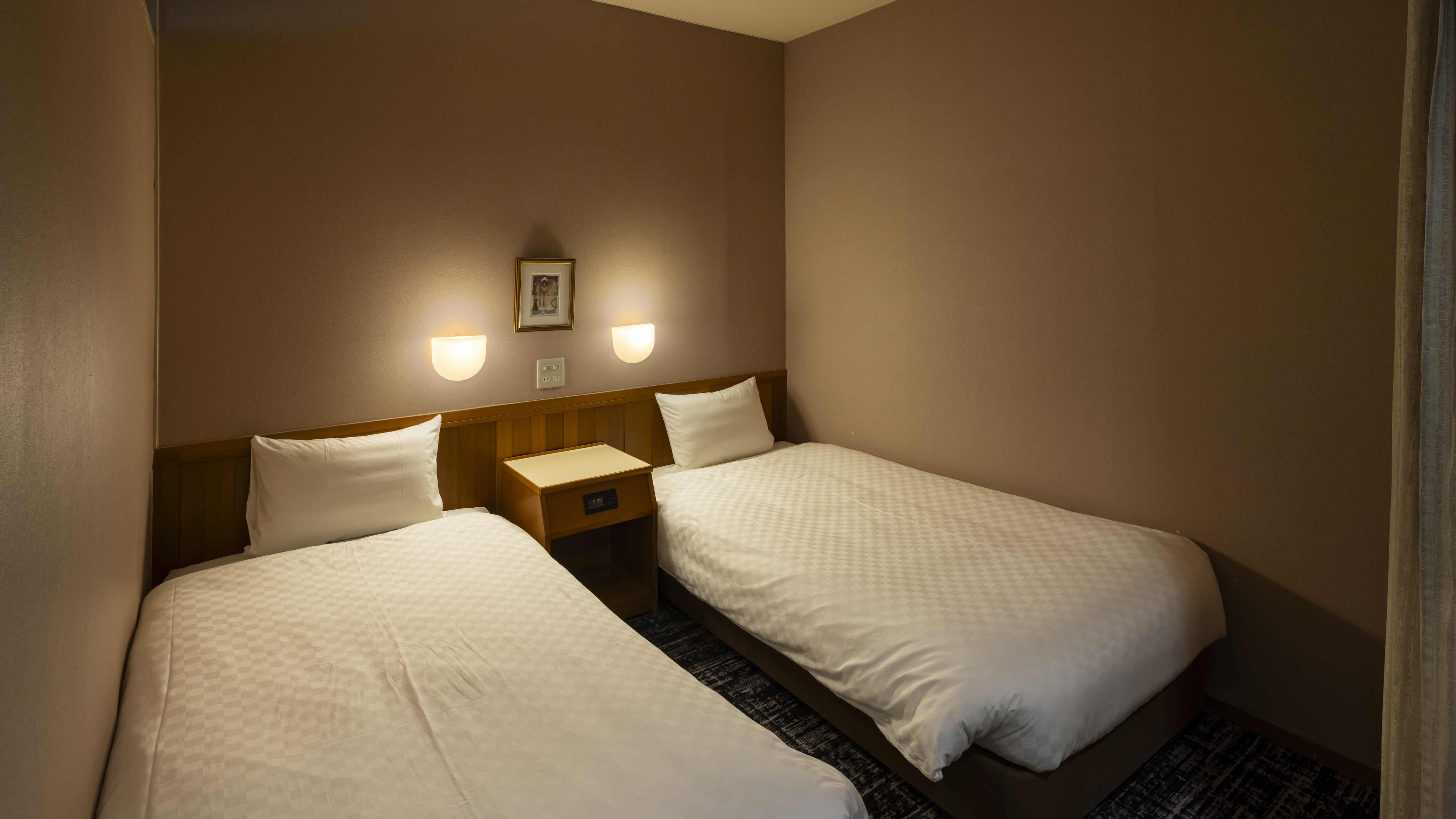 上層階客室　和洋室　ベッド