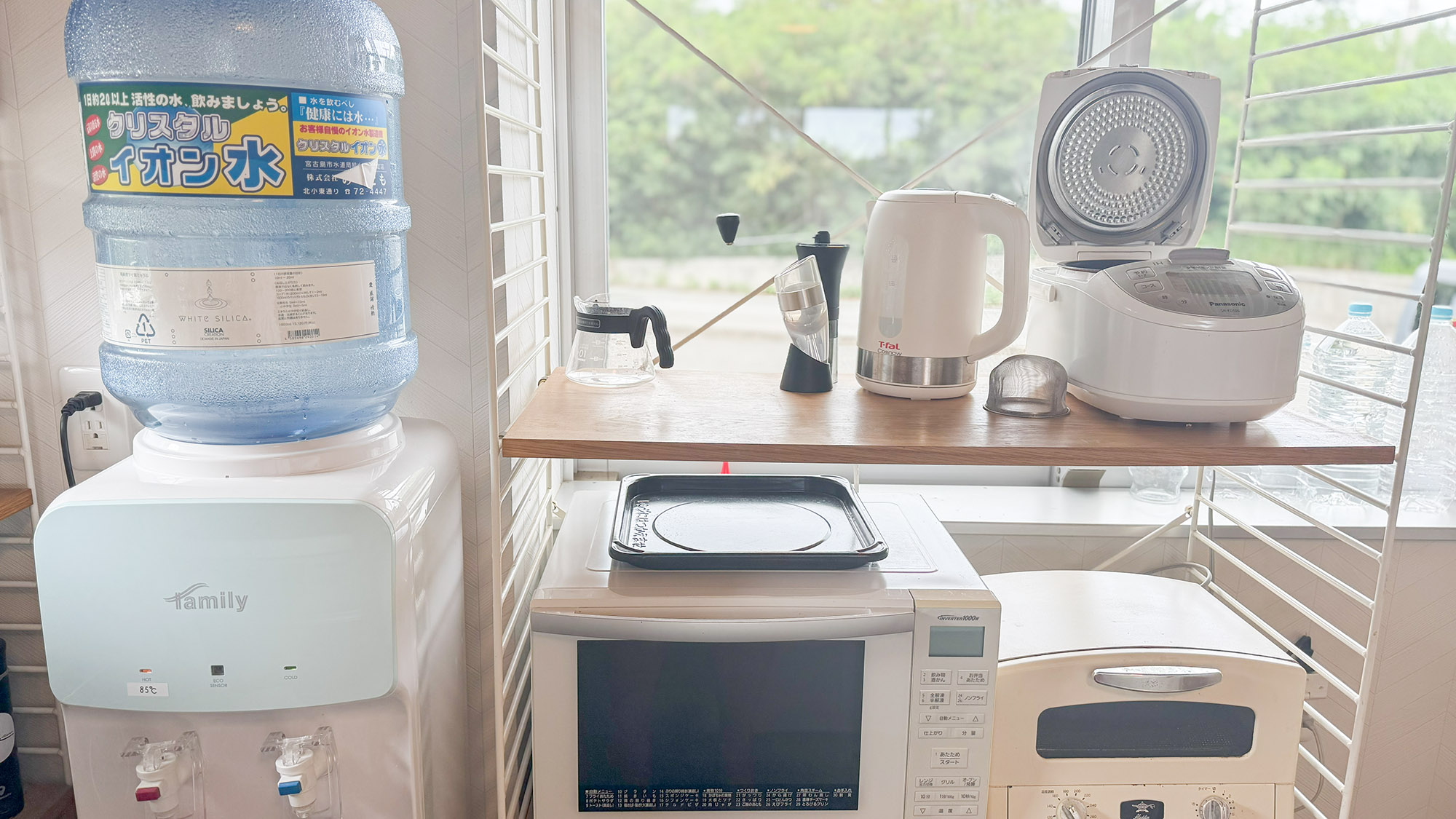 ・【共同キッチン】ウォーターサーバー完備。いつでも美味しい水が飲める快適さ