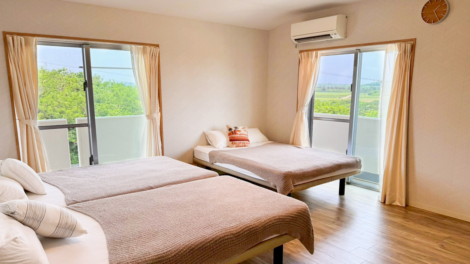 ・【ファミリールーム】3名様で快適に過ごせるお部屋を完備。