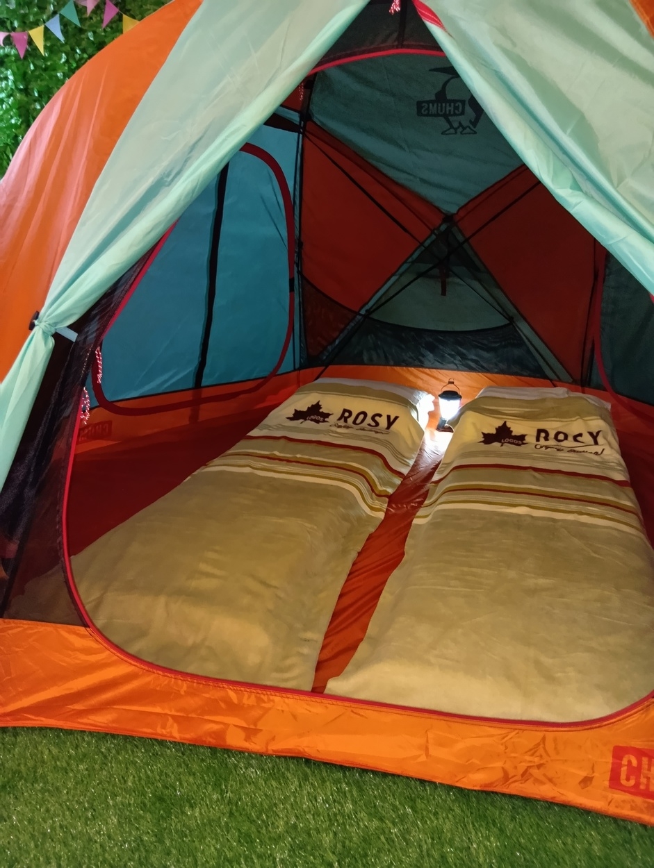 《２０時チェックアウト・一泊最長２９時間！》【テント・寝具レンタル付き】完全一組貸切の屋内キャンプ場