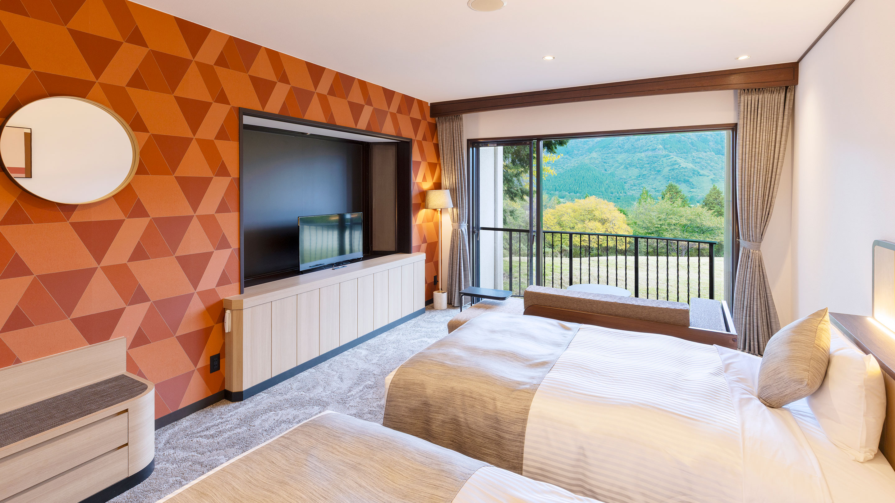 【禁煙】スタンダードツイン3名定員 内風呂なし※イメージ