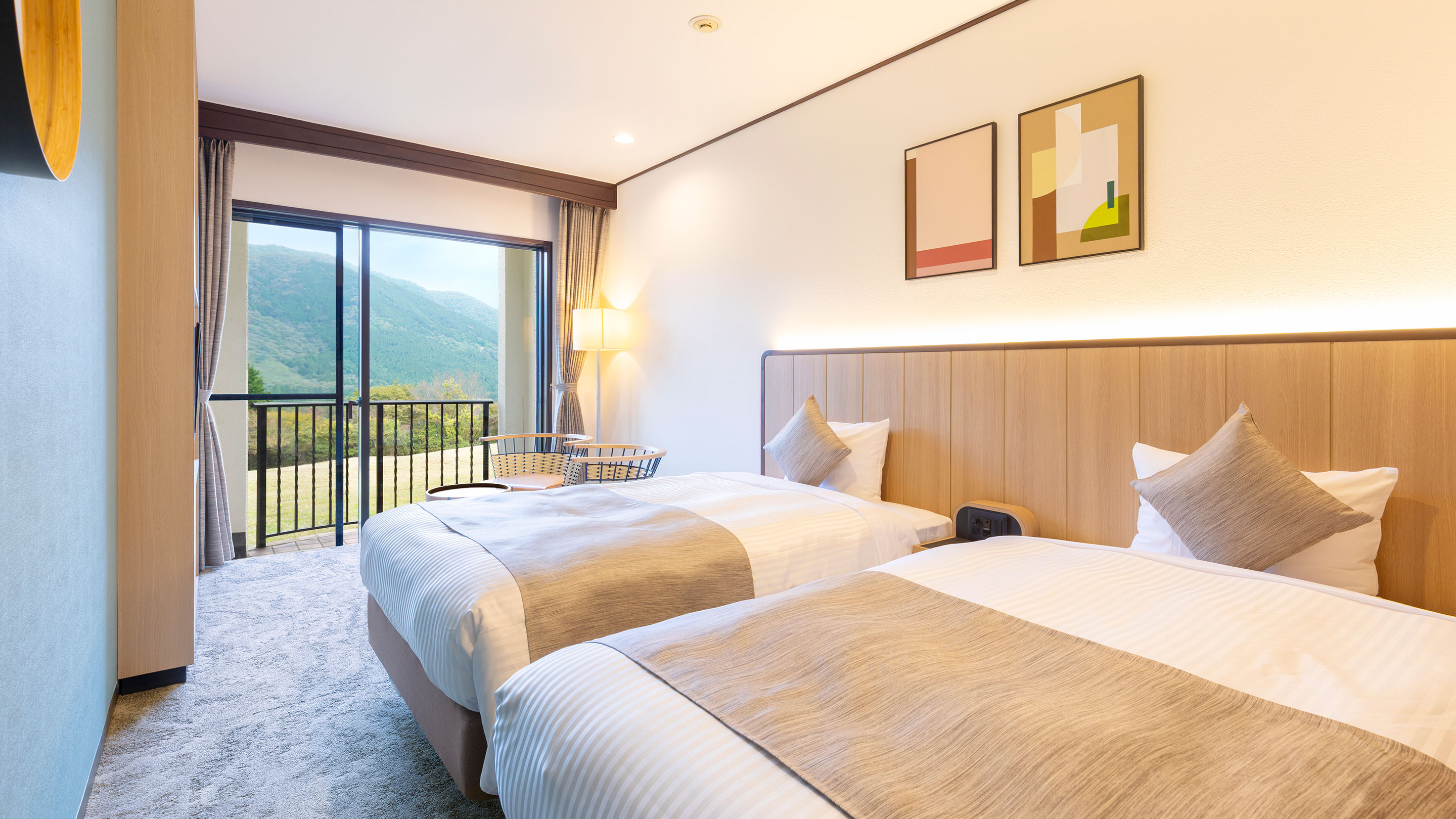 【禁煙】スタンダードツイン 内風呂なし※イメージ