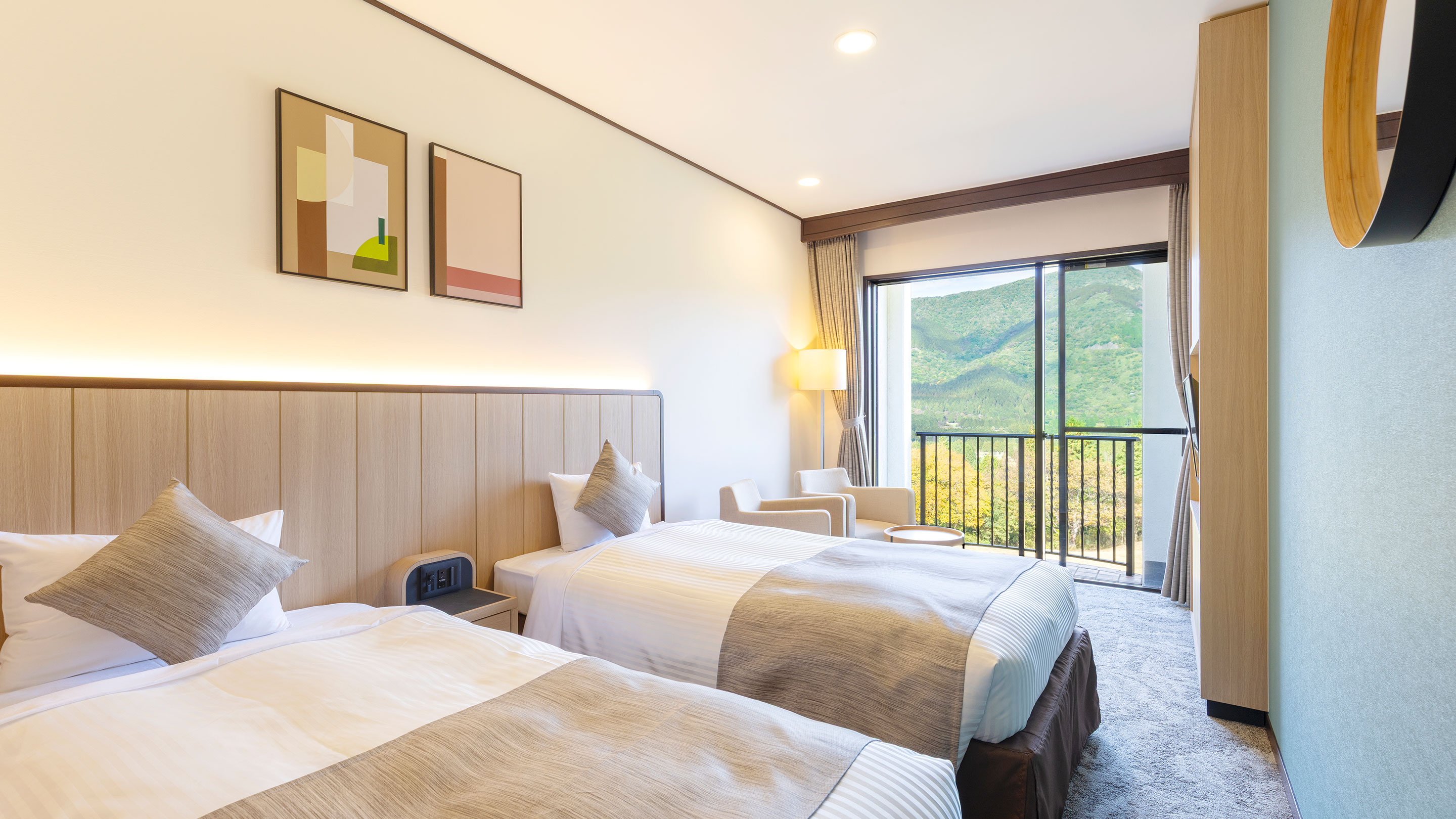 【禁煙】スタンダードツイン3名定員シャワーのみスライドベッド※イメージ