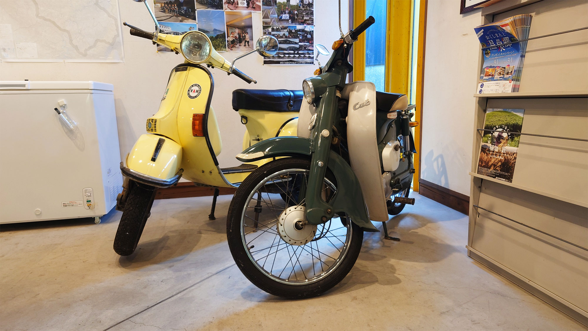 【管理棟】展示用バイク