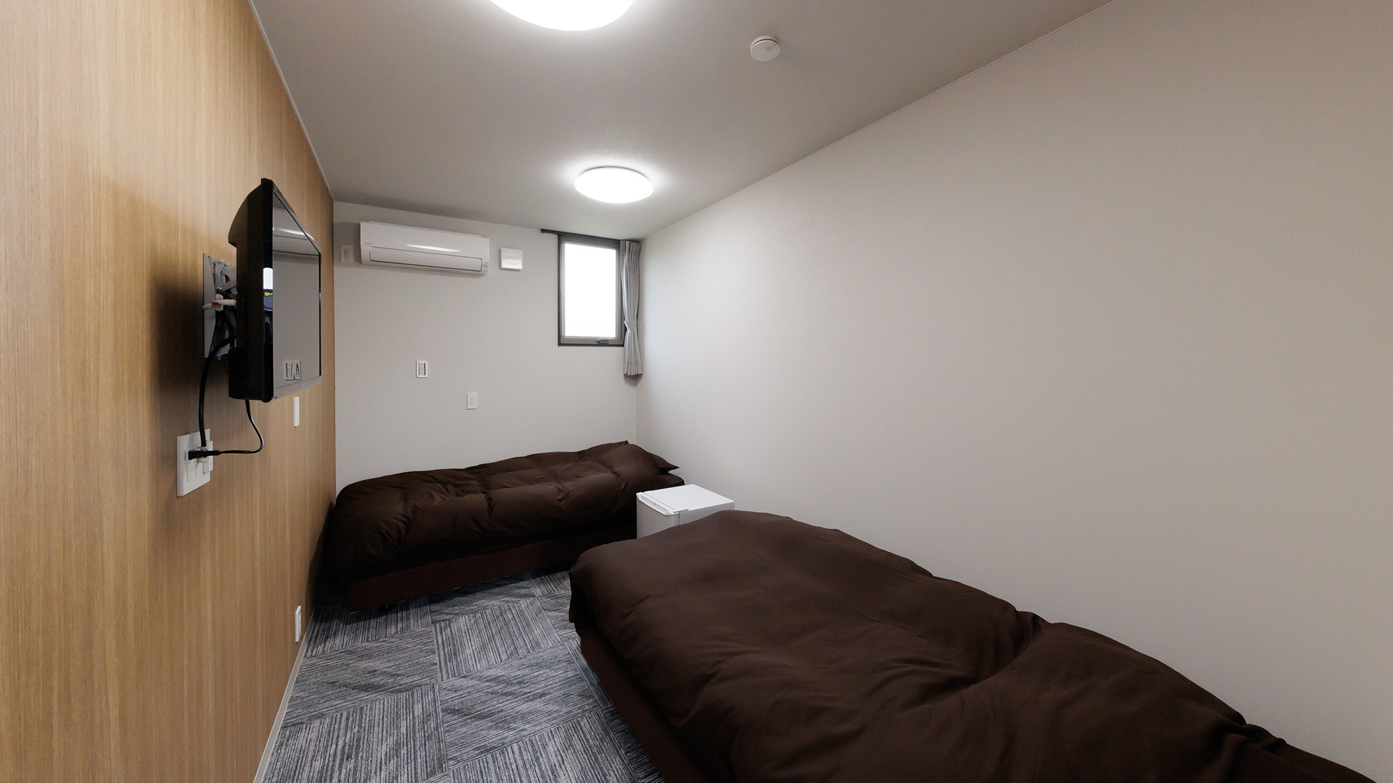 【禁煙】独立型コンテナのツインルーム（ユニットバス付）