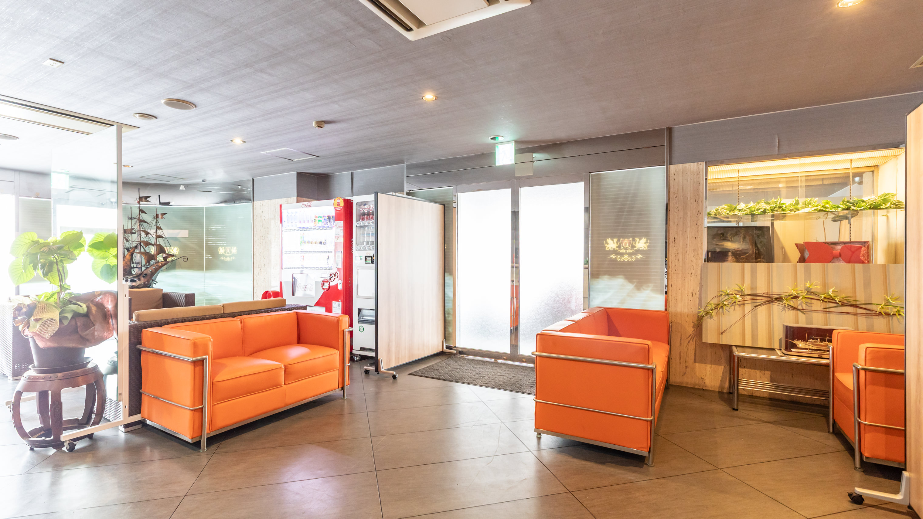 《共有エリア》解放感のあるロビー