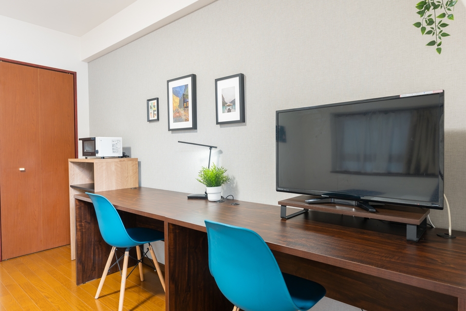 ダブルベッド1台・2名様でのご宿泊におすすめ