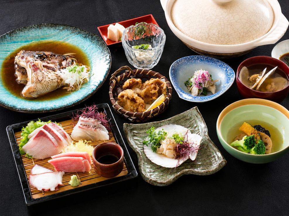 天然温泉と海鮮料理を満喫♪　大洗の癒し宿プラン　【1泊2食付／現金特価】