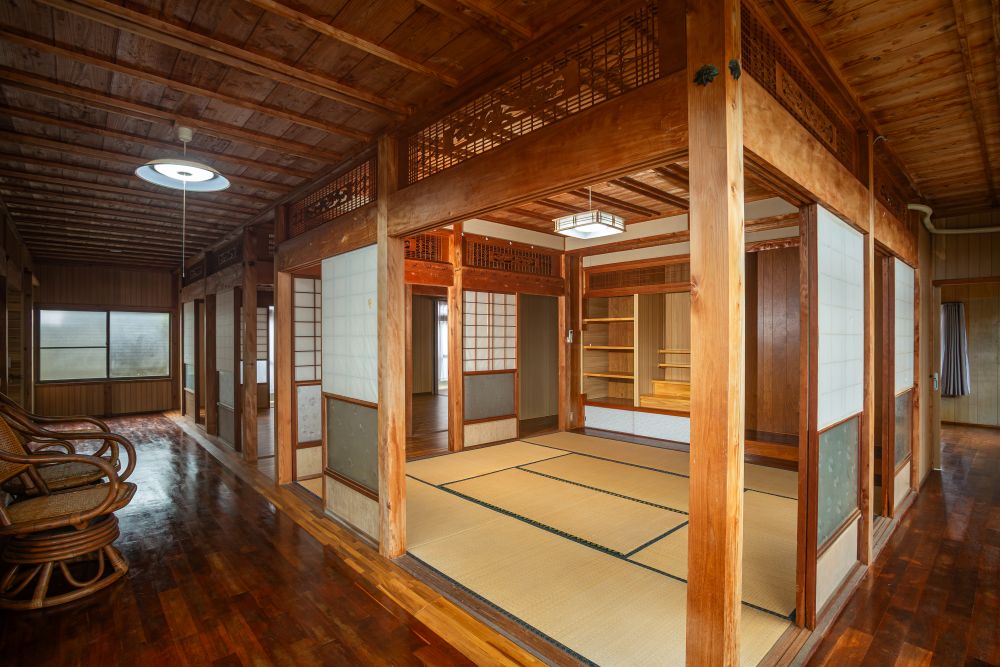 畳和室から見える間取り