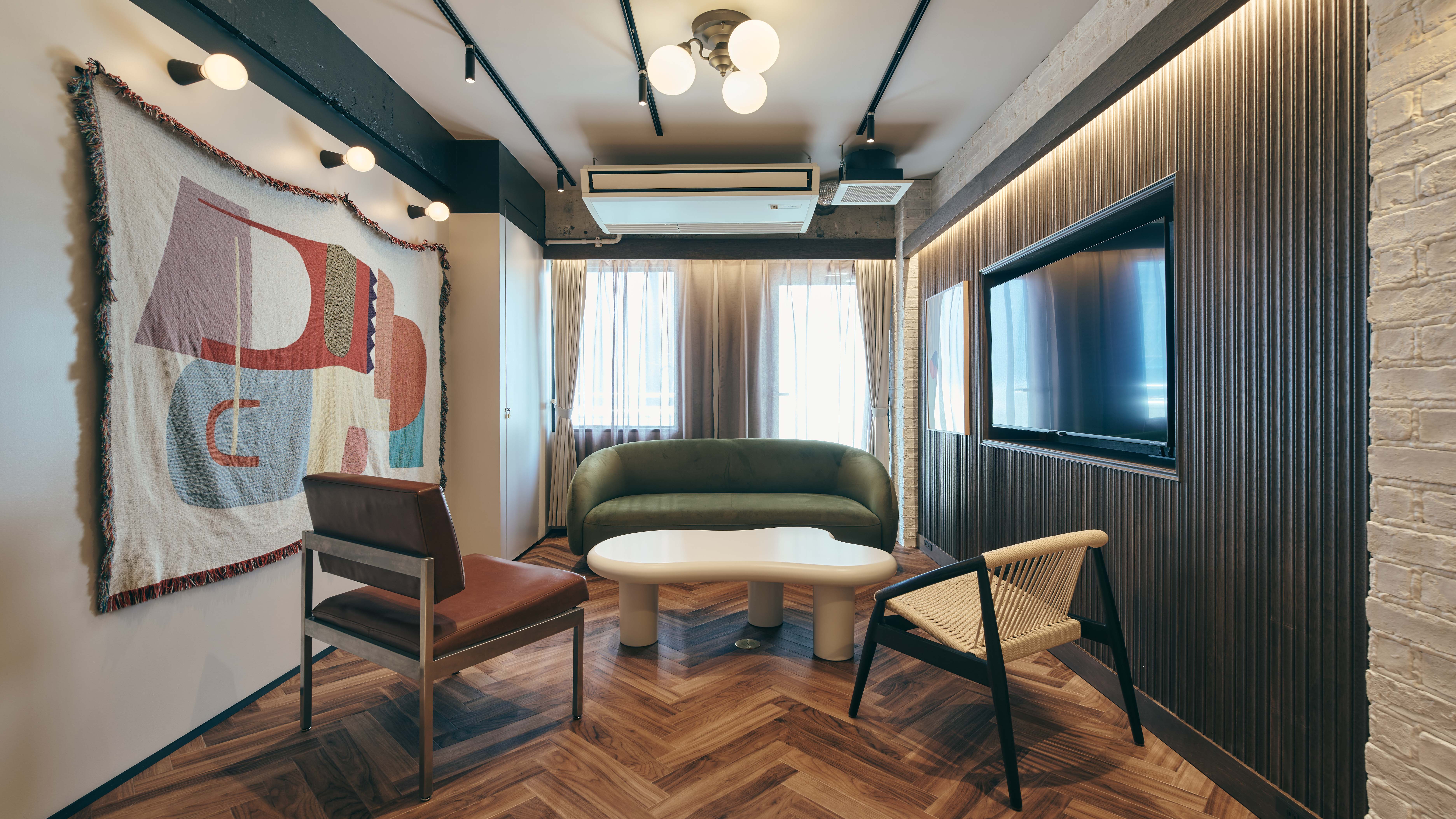 スーペリアスタジオ　52㎡　キッチン、洗濯機付き　6名宿泊可能