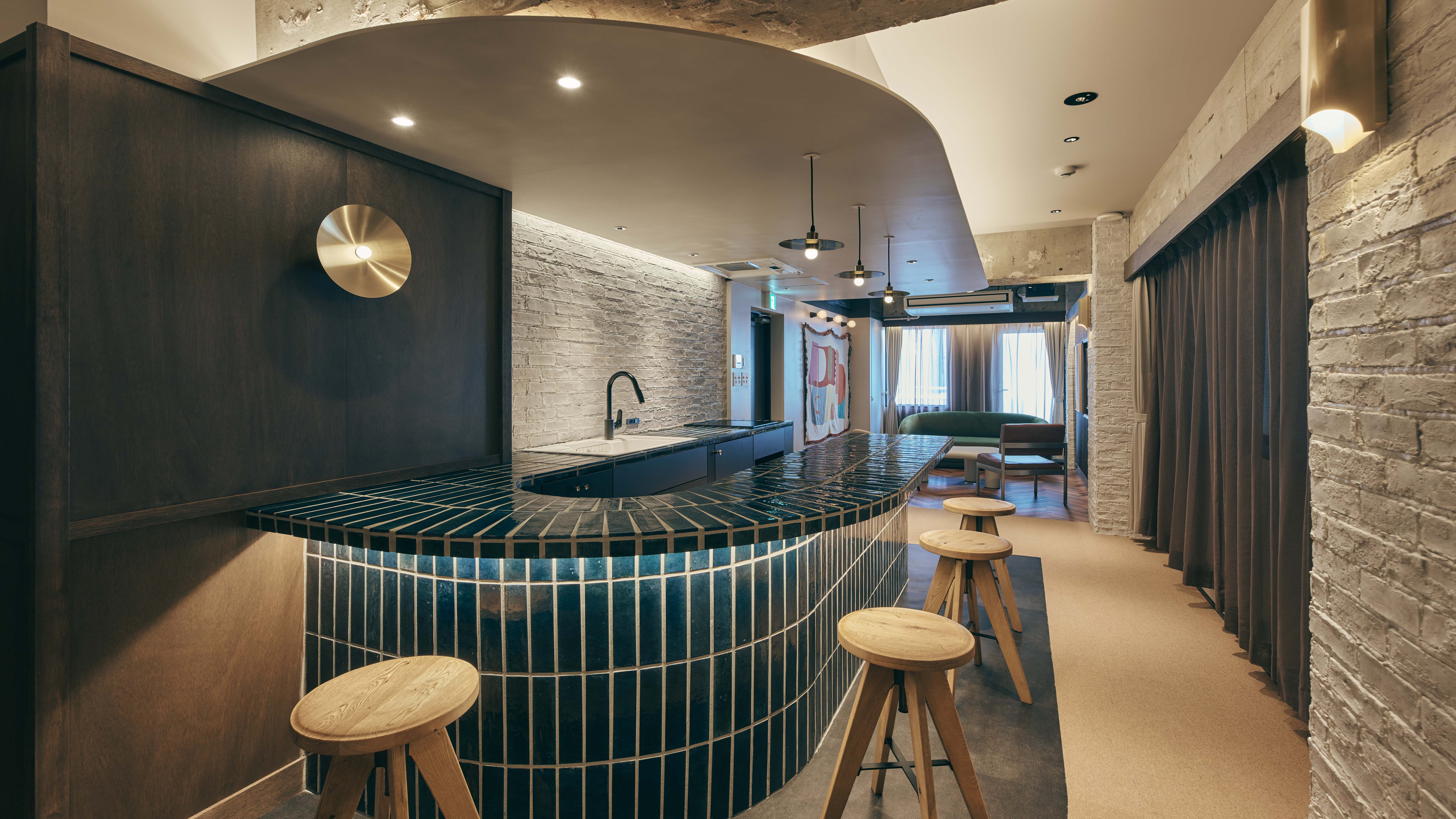 スーペリアスタジオ　52㎡　キッチン、洗濯機付き　6名宿泊可能