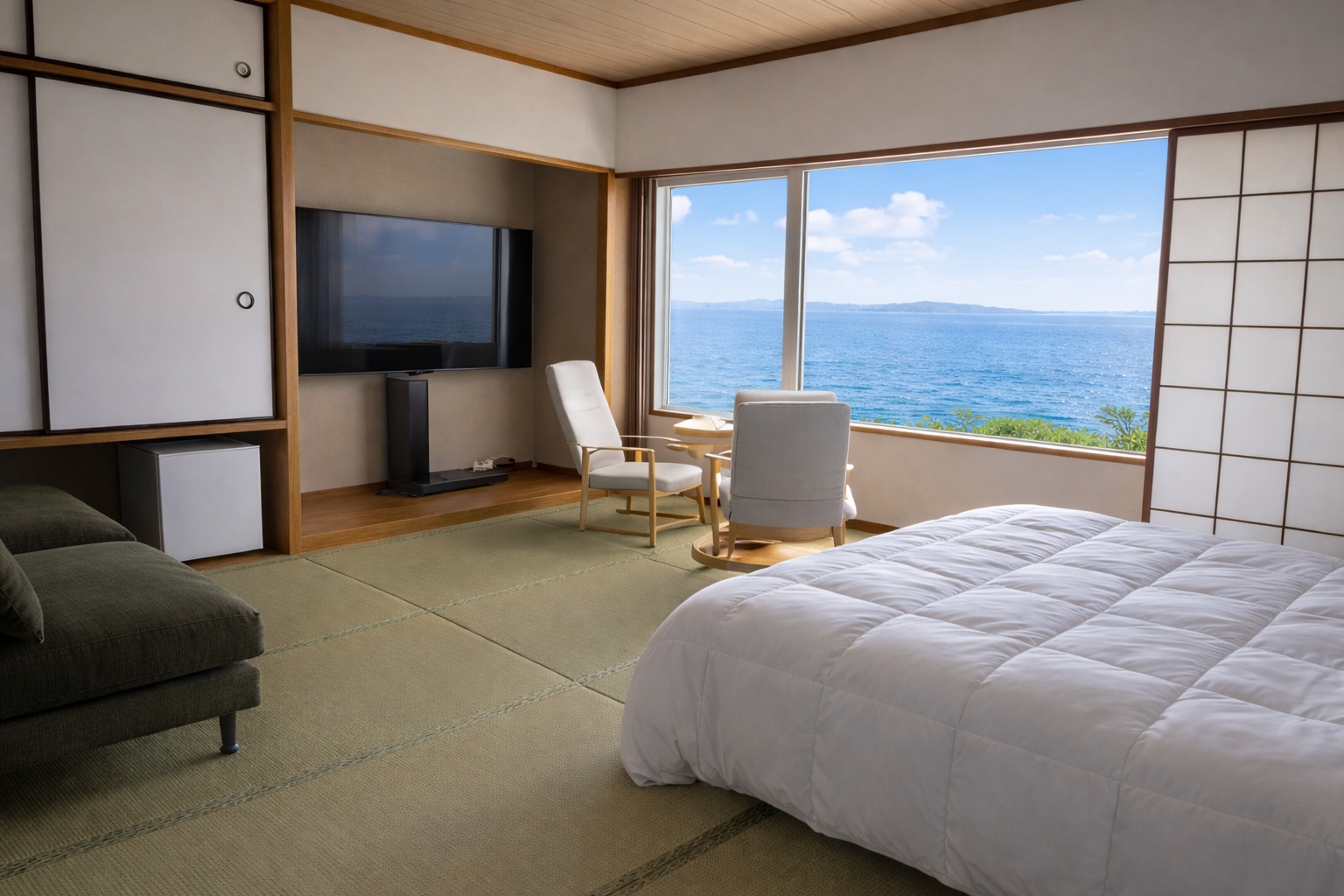 【ゆとり３５㎡】和室（ソファ付・ダブル）