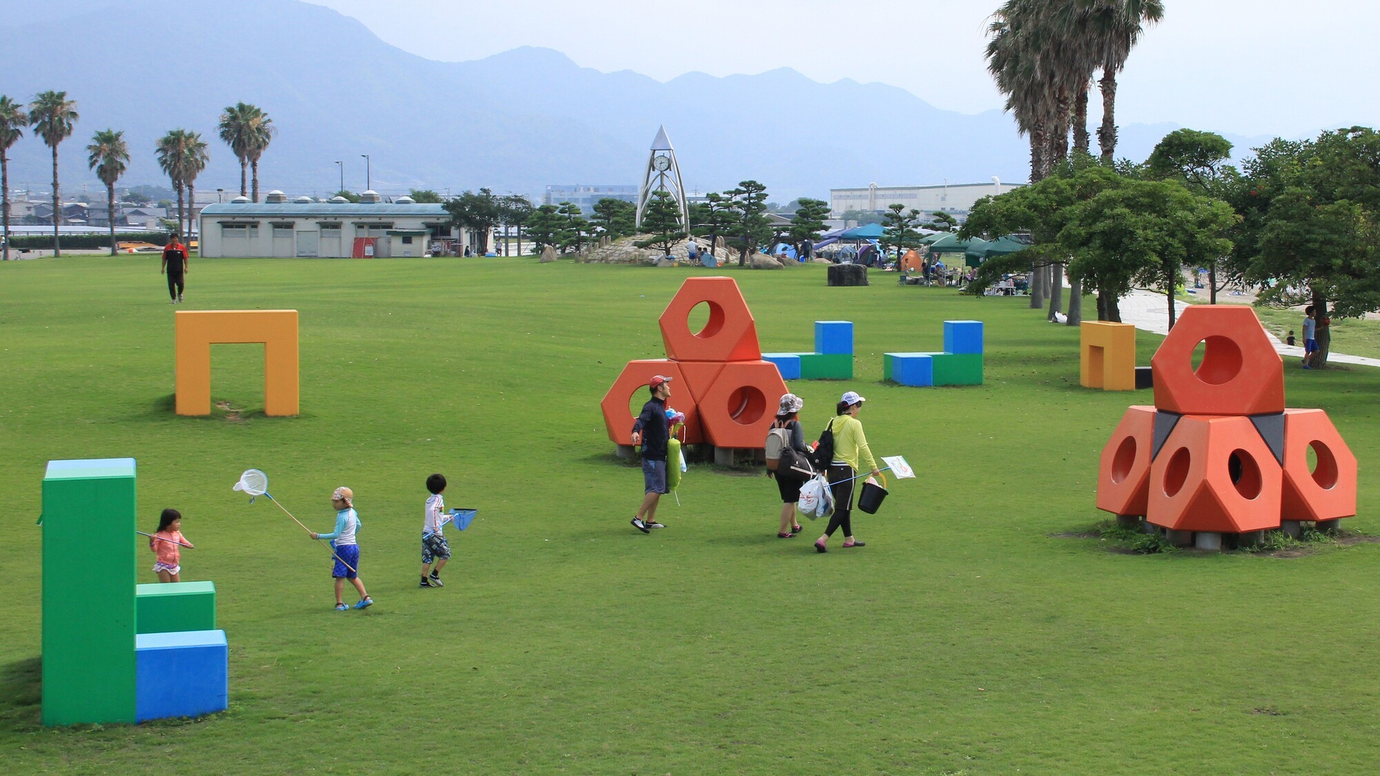 一の宮公園芝生