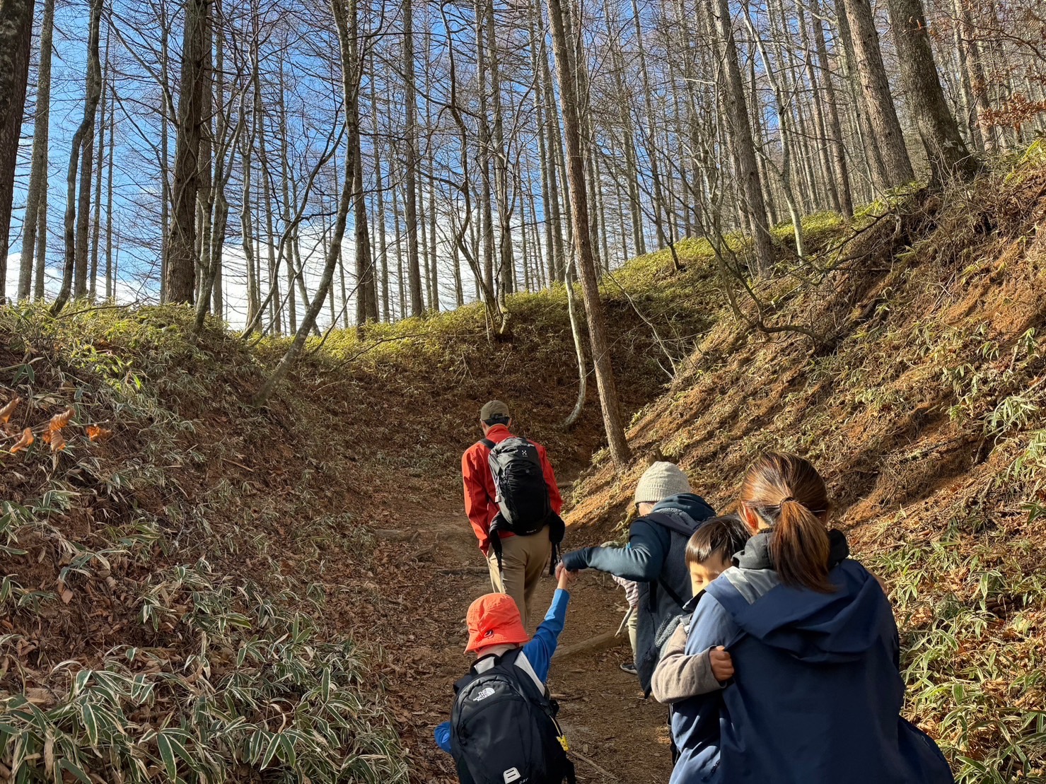 家族でトレッキングツアー