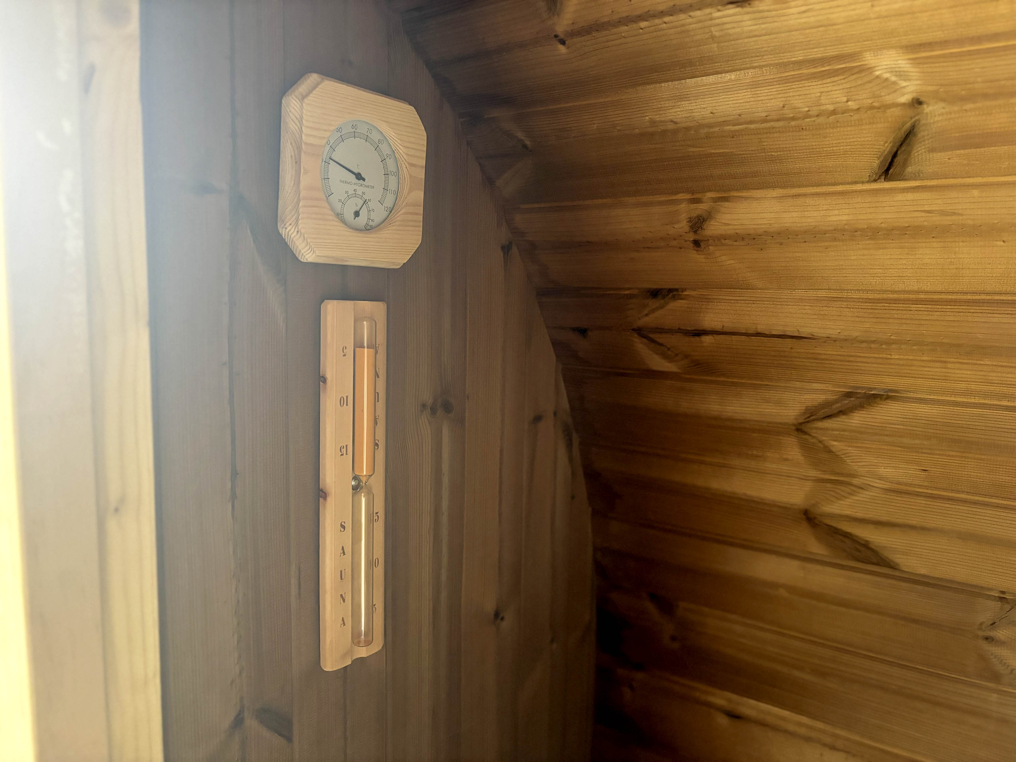 温度計と砂時計