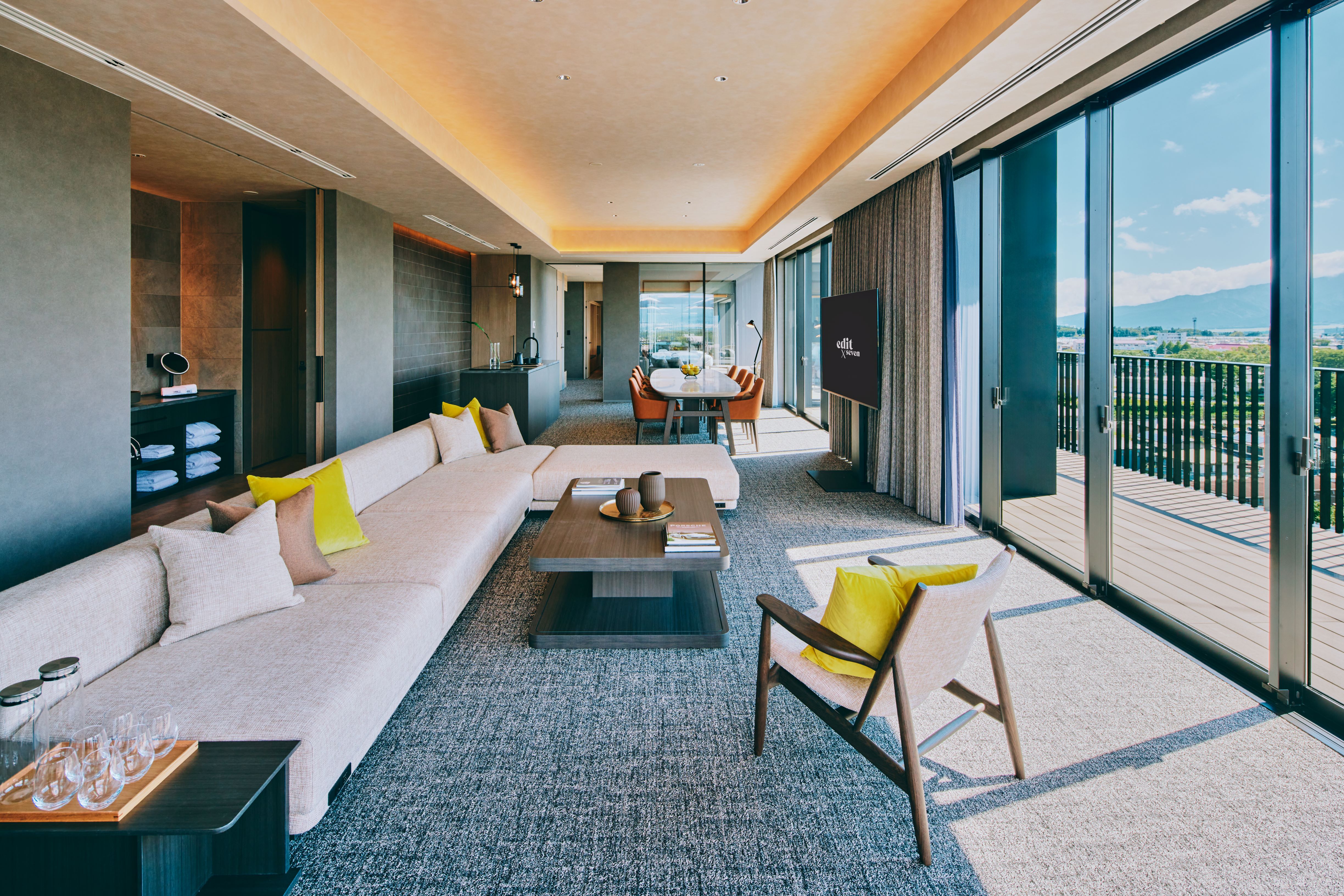 ペントハウス　リビング