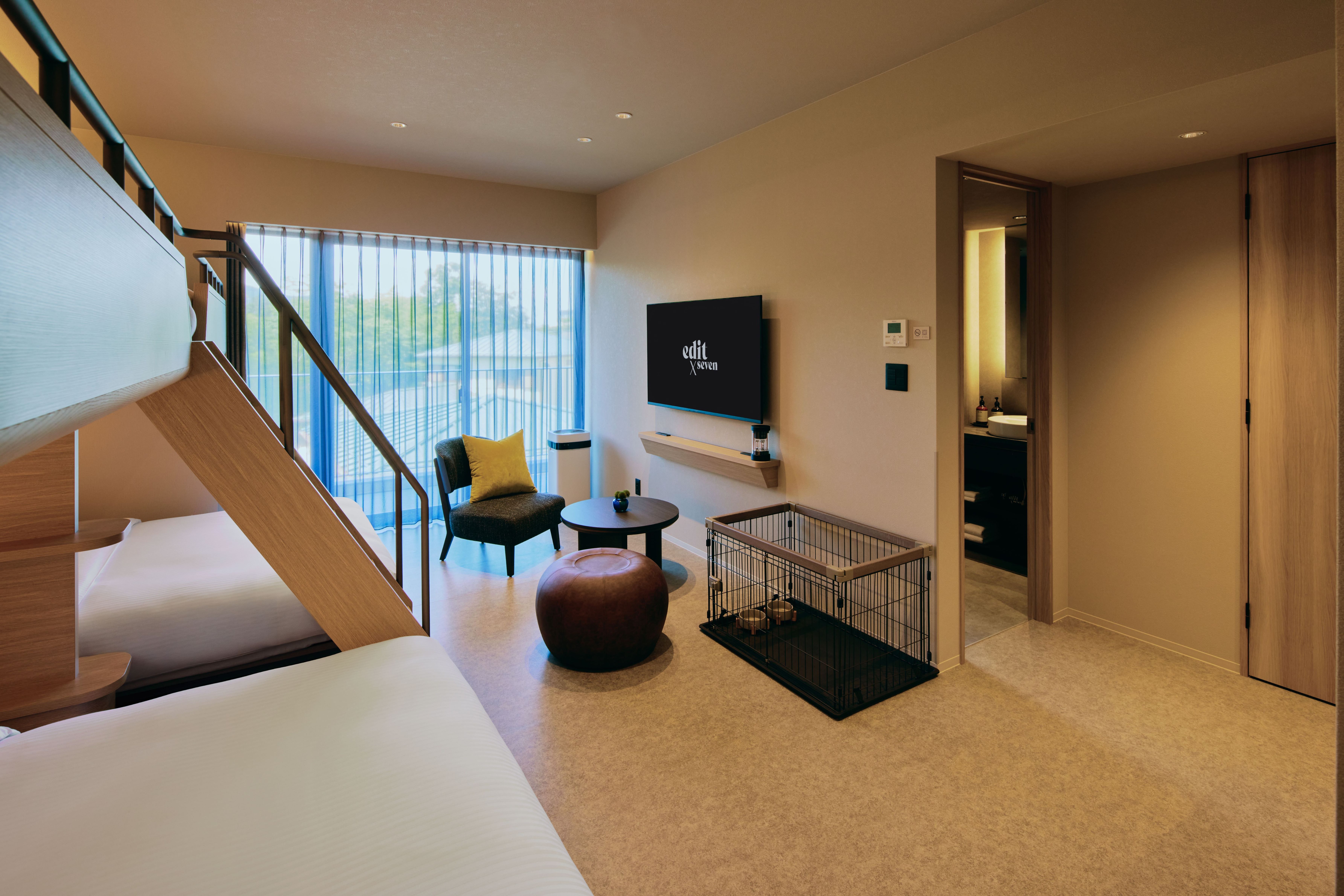 ドッグフレンドリー バンク　室内