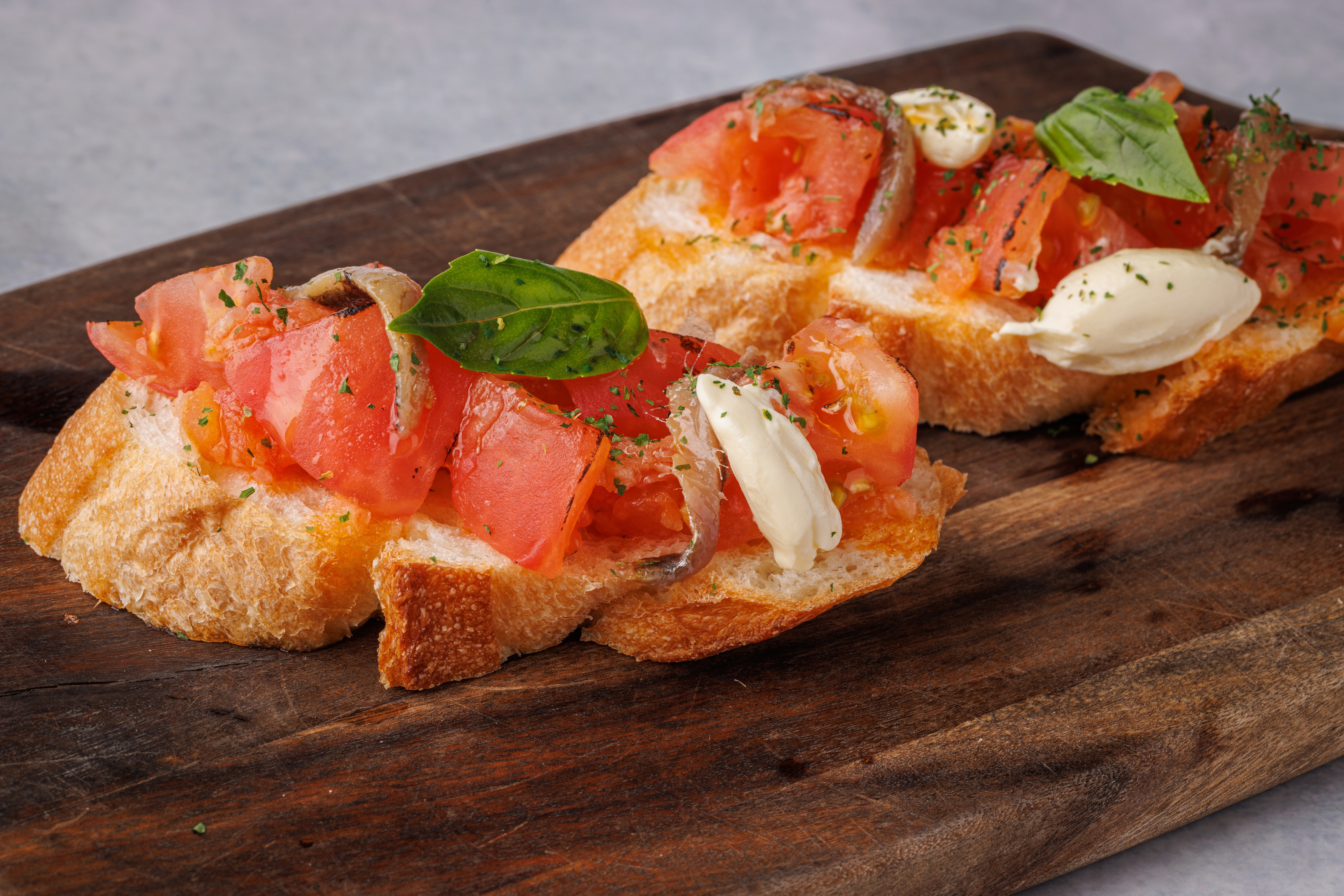 アメーラトマトのブルスケッタ