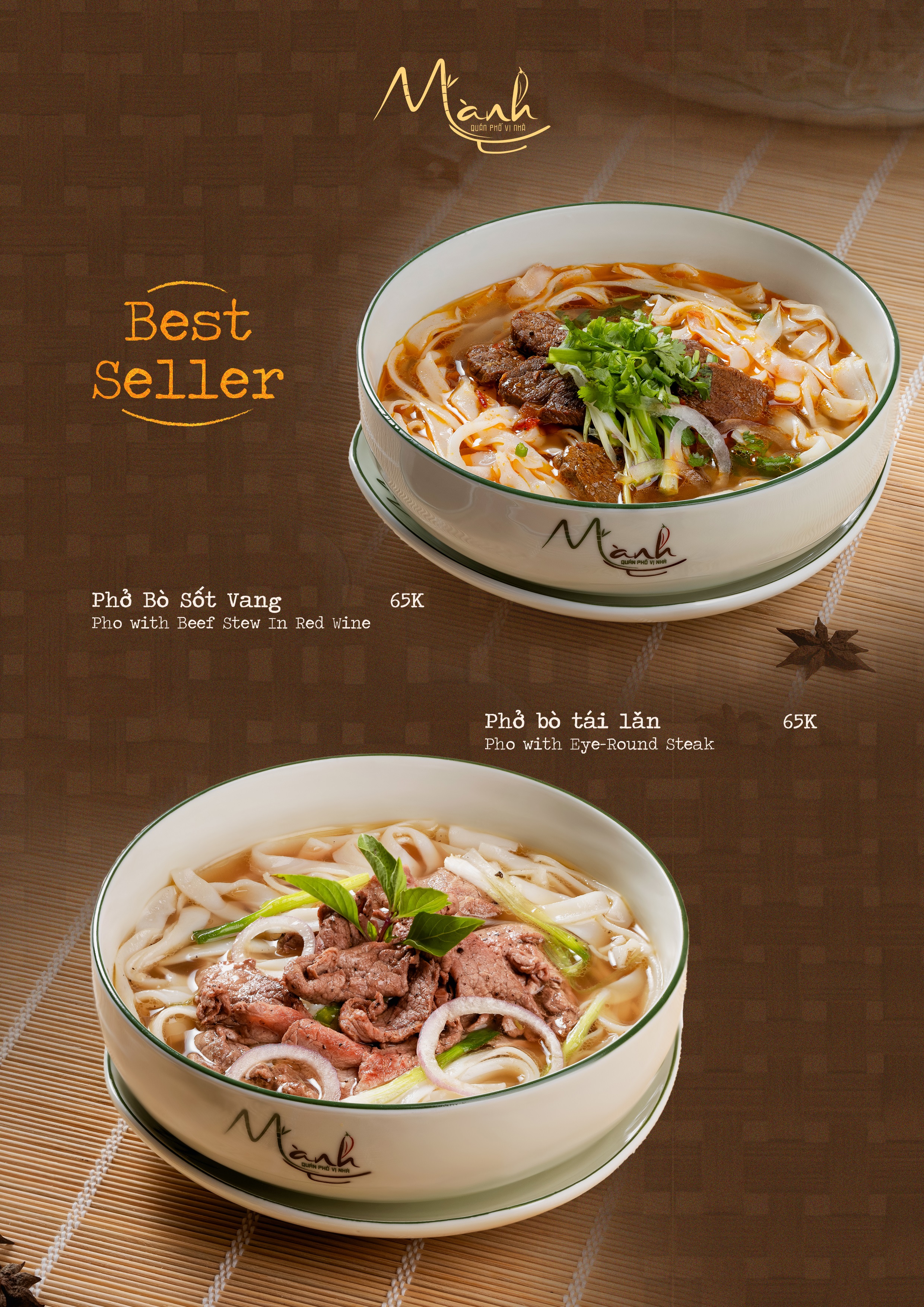 M&Agrave;NH Vietnamese Cuisine Restaurant_Best seller