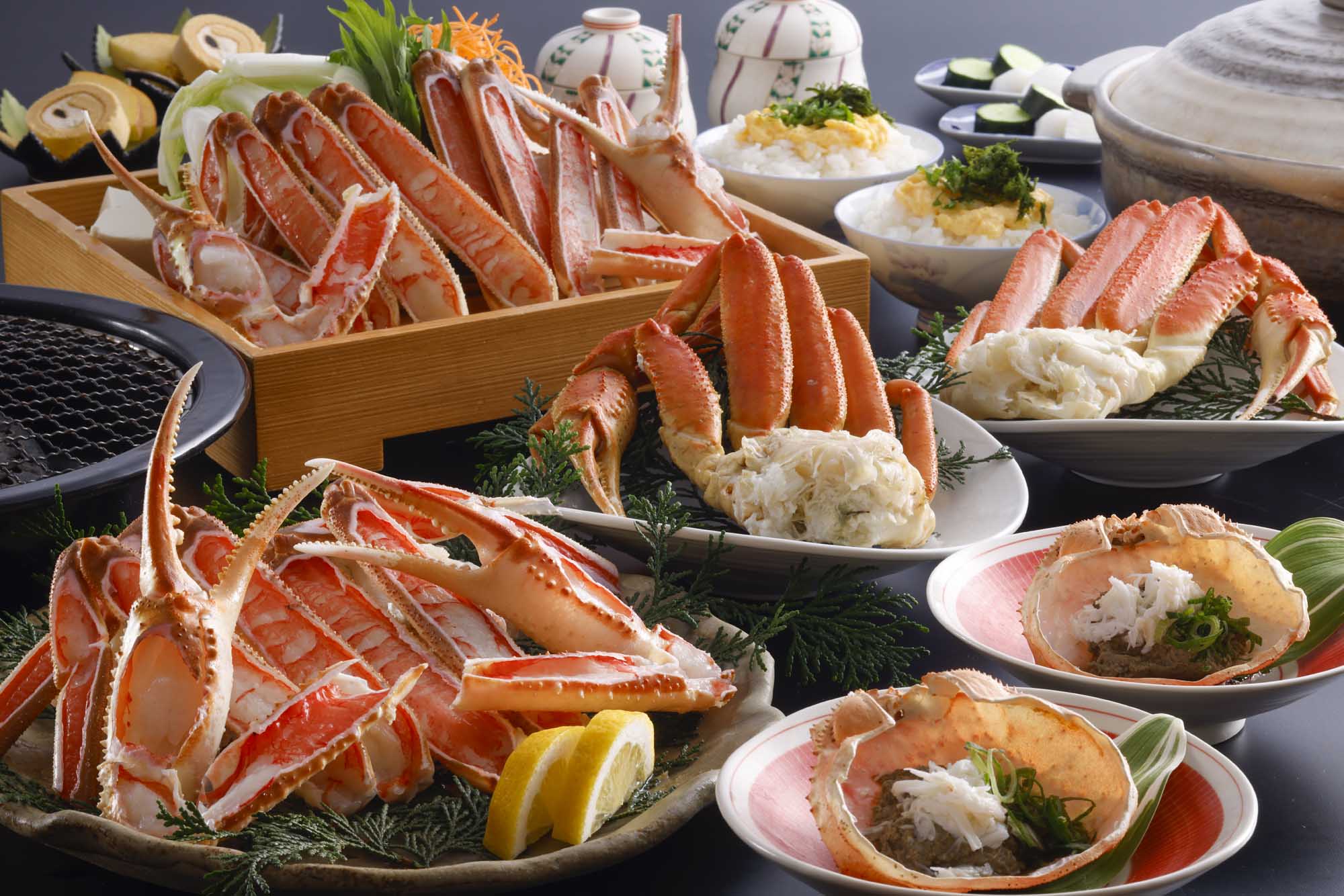 直前切り蟹会席イメージ