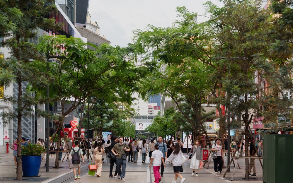 ホテルに近くの若者で人気のエリア（サイアム・スクエア）