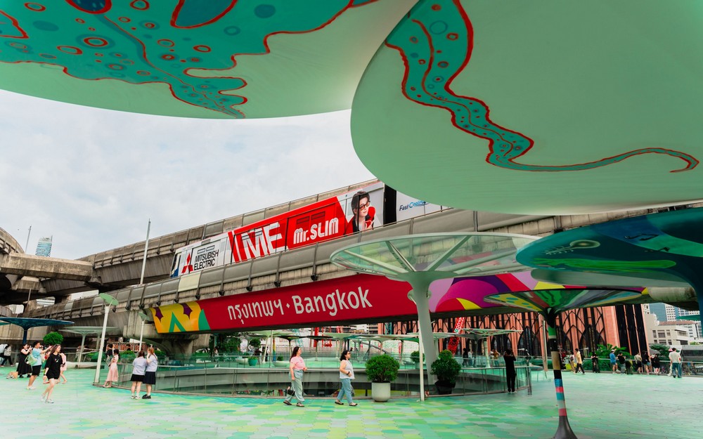 ホテルに近くのBTSナショナルスタジアム駅