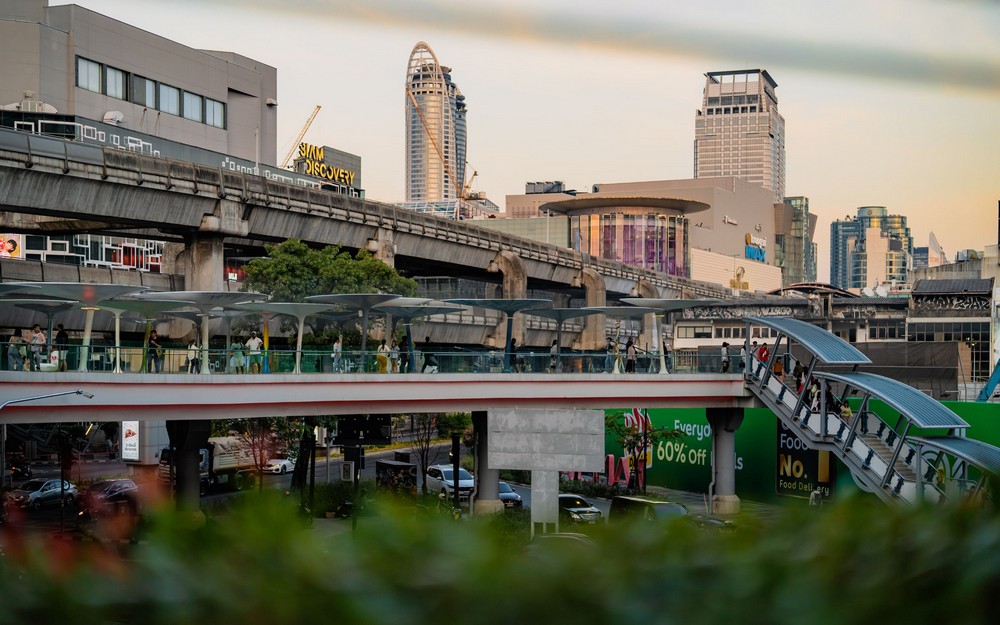 ホテルに近くのBTSナショナルスタジアム駅