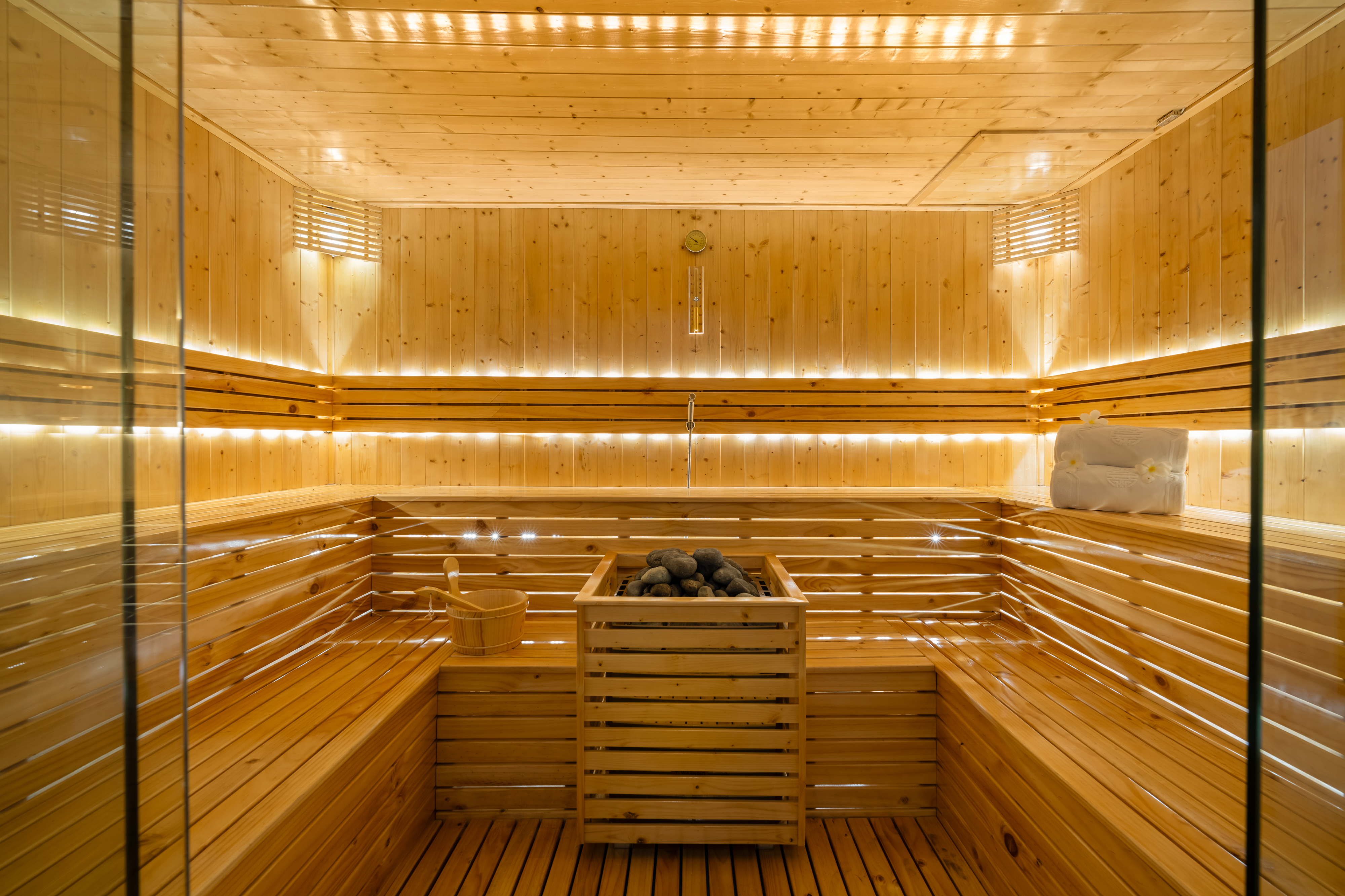 Sauna + Steam bath