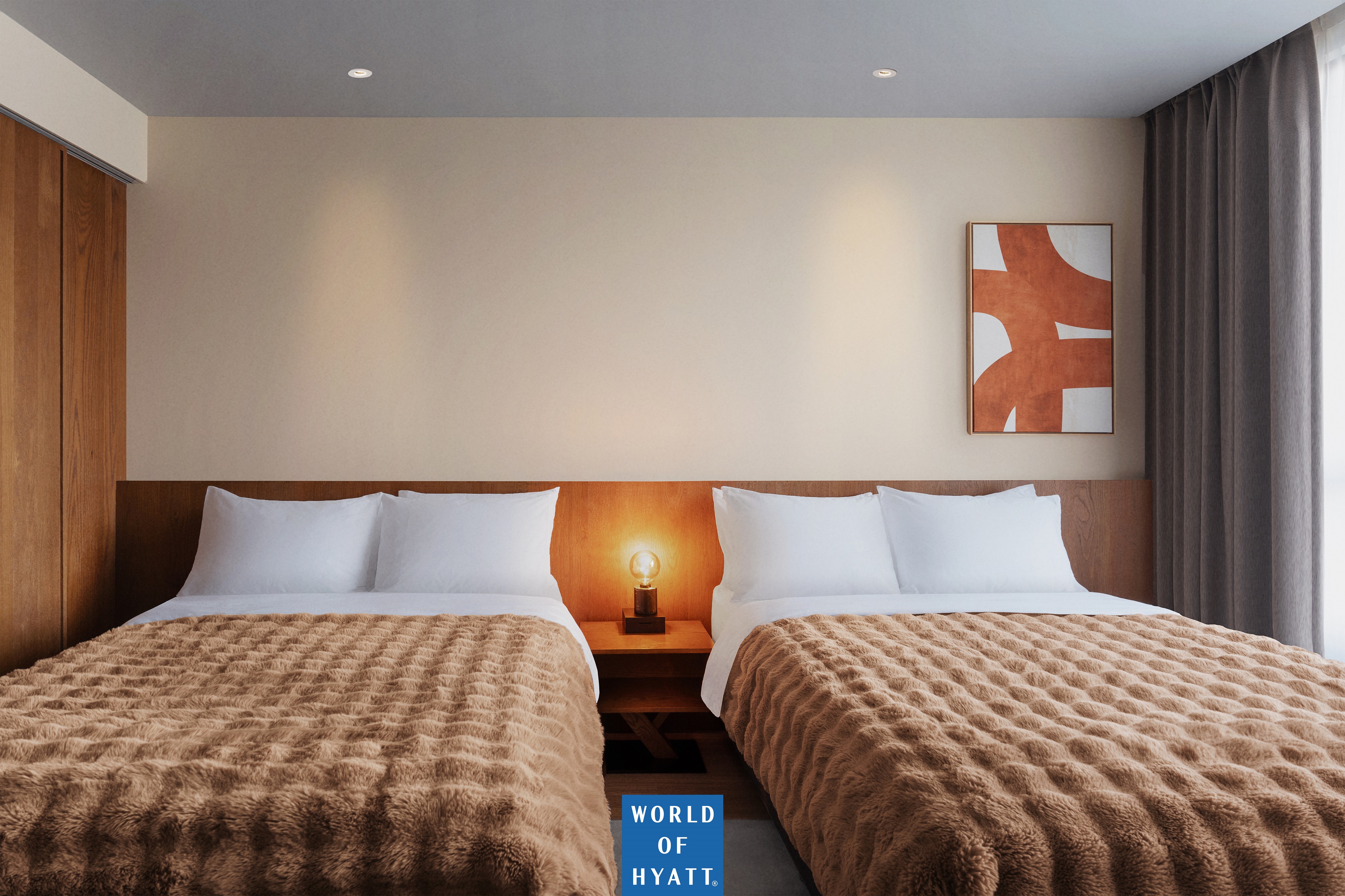 2ダブルベッドルーム 2 Double Beds