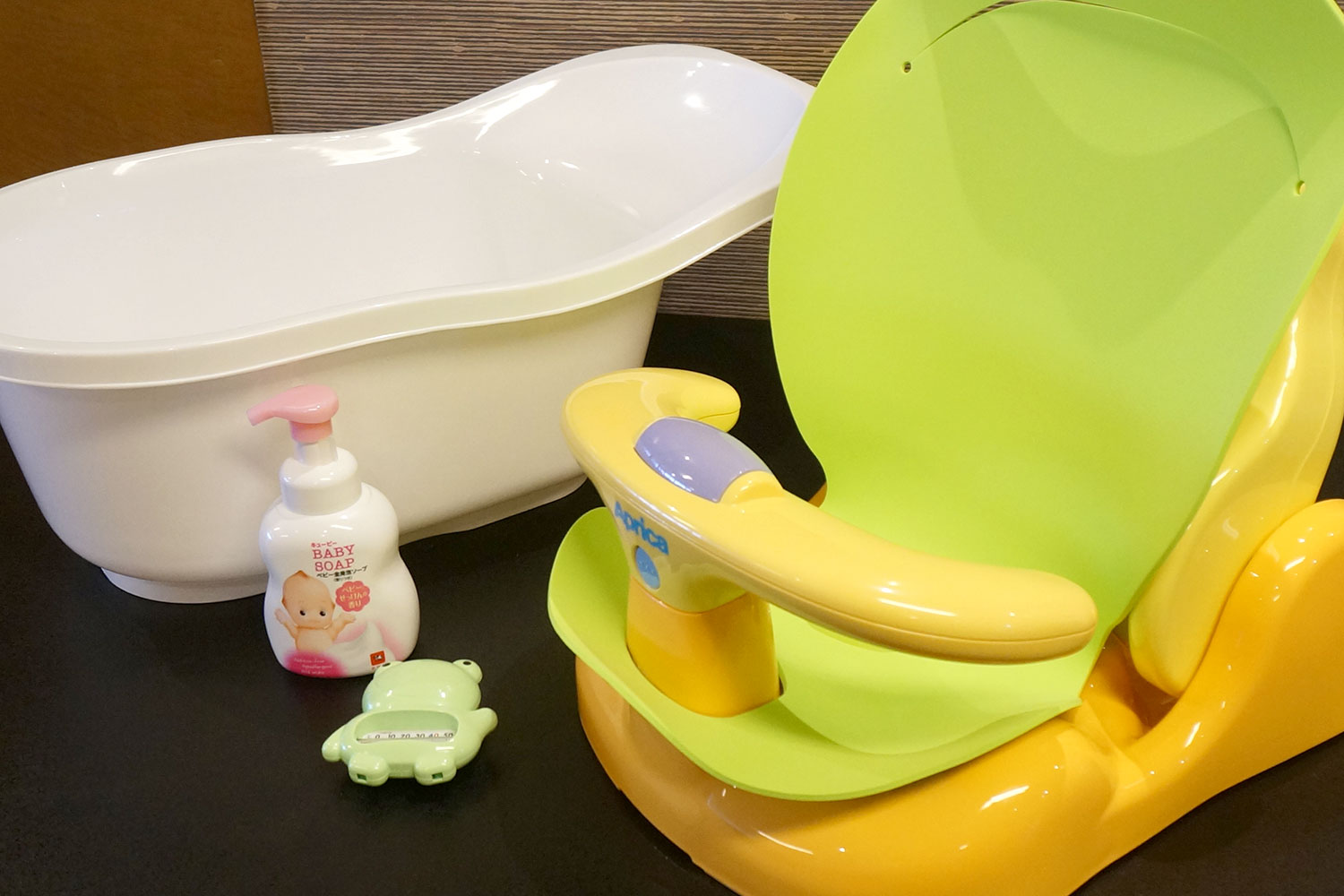 貸切風呂にはお子様用のお風呂グッズも♪