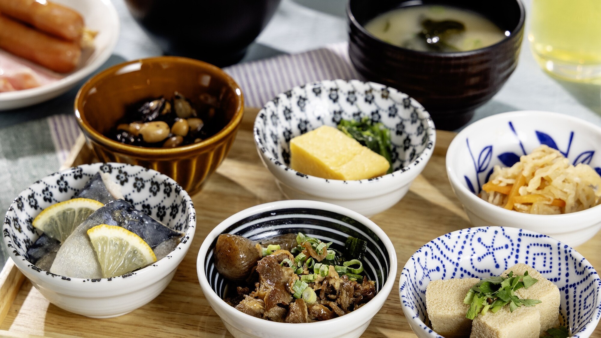 【朝食】選べる小鉢（盛り付けイメージ）
