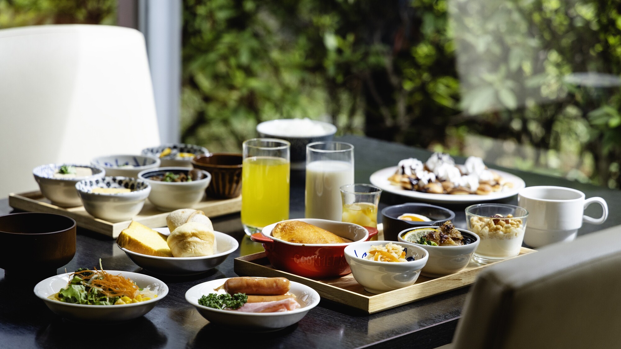 【朝食】選べる小鉢（盛り付けイメージ）