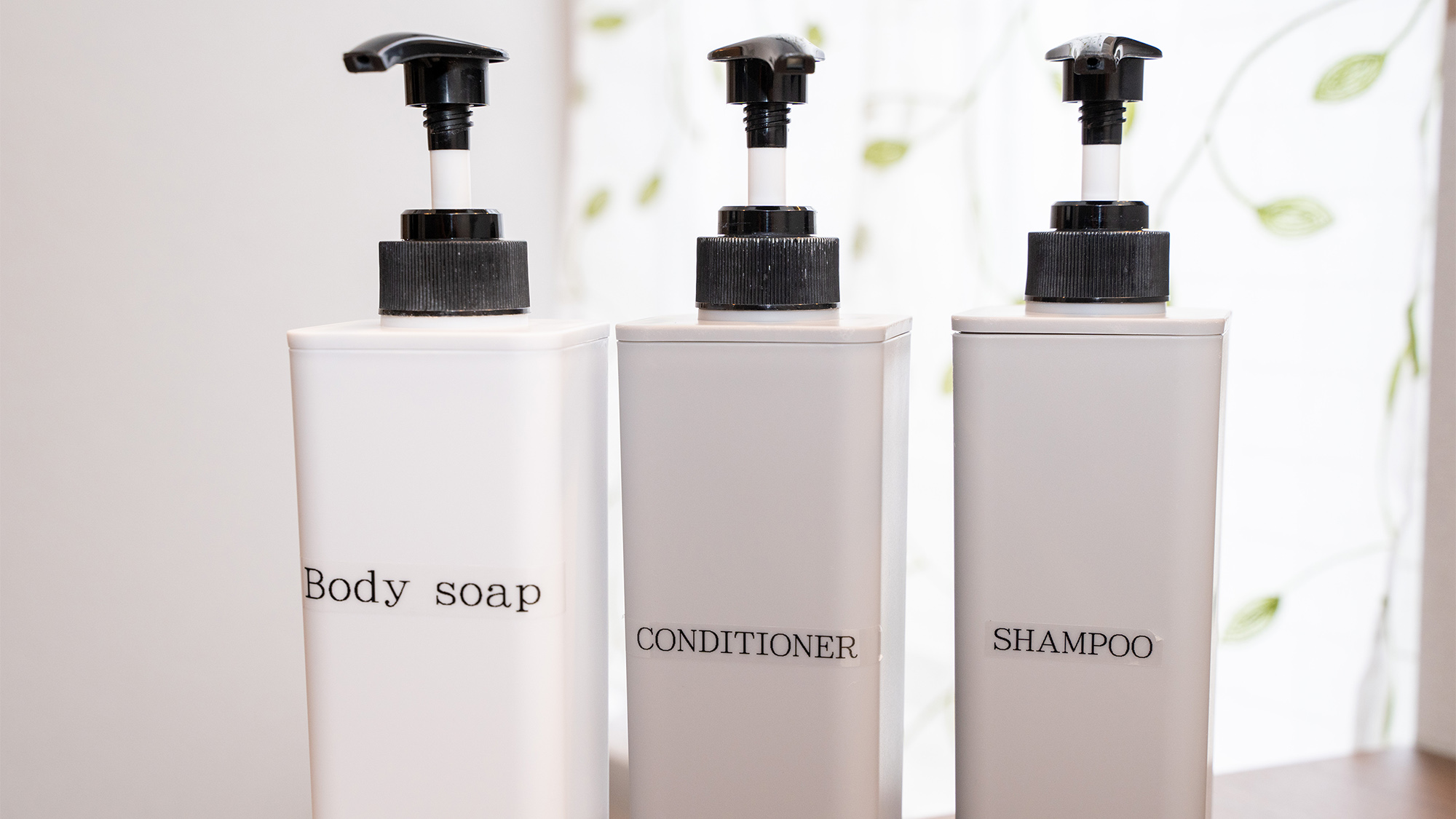 ・【シャンプー】シャンプー　コンディショナー　ボディソープの用意がございます