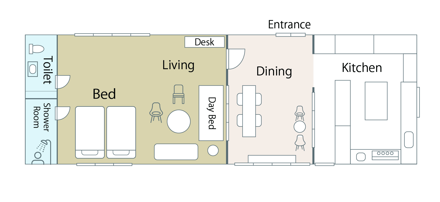 Montana：間取り図
