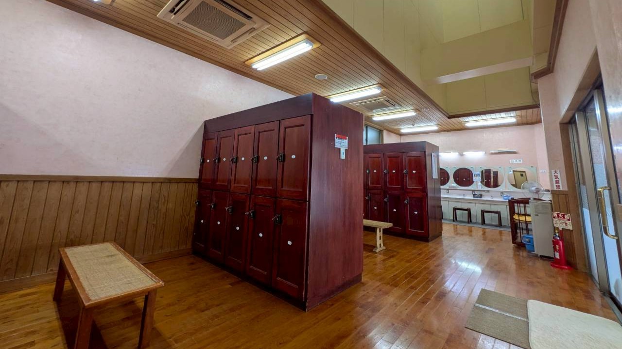 【温泉棟＊陽の湯】脱衣所