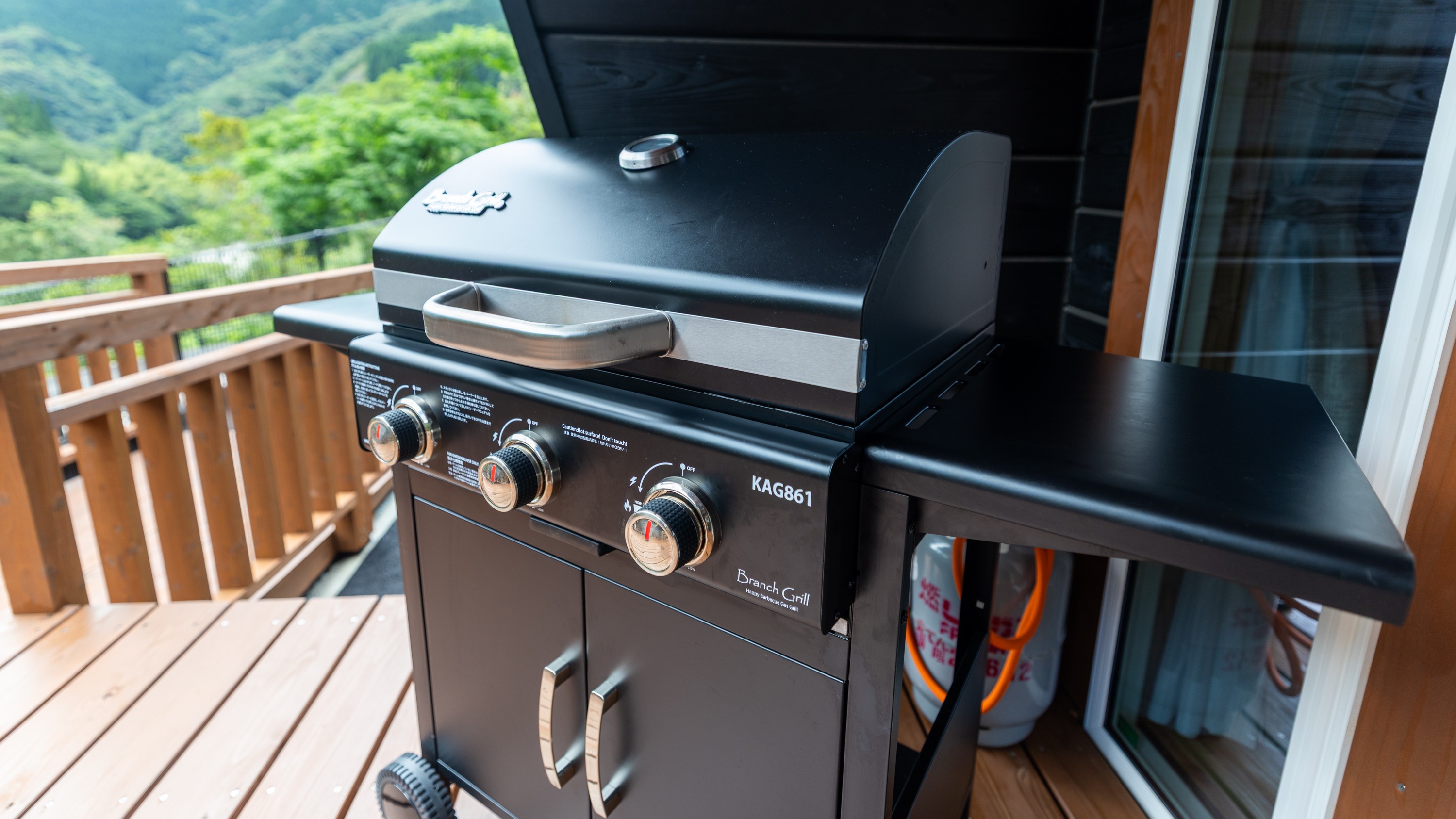 【プレミアムコテージ共通設備・備品】BBQグリル：Branch Grill