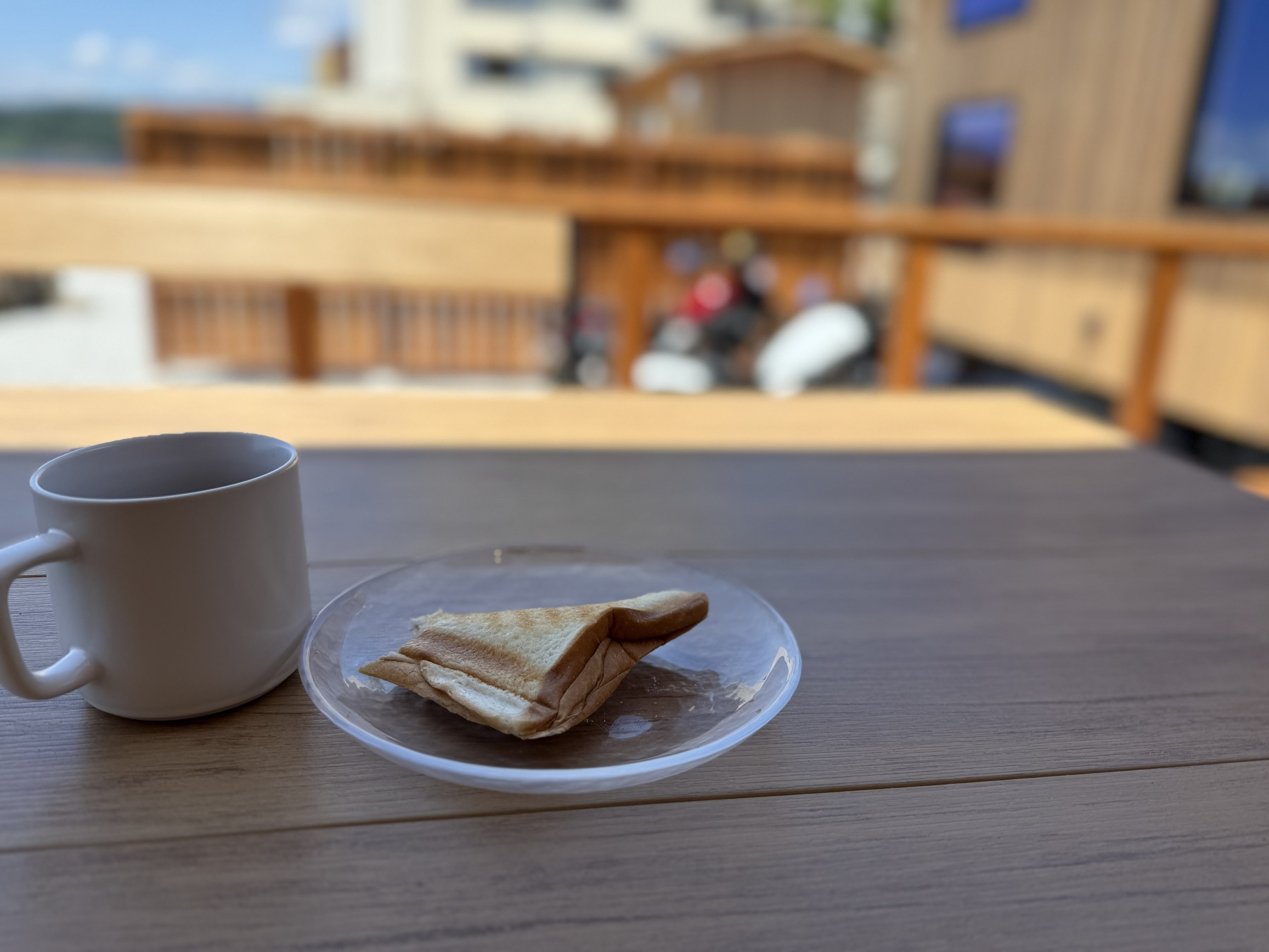 【朝食付】海辺モーニング｜挽きたてコーヒーと味わう手作りホットサンドプラン