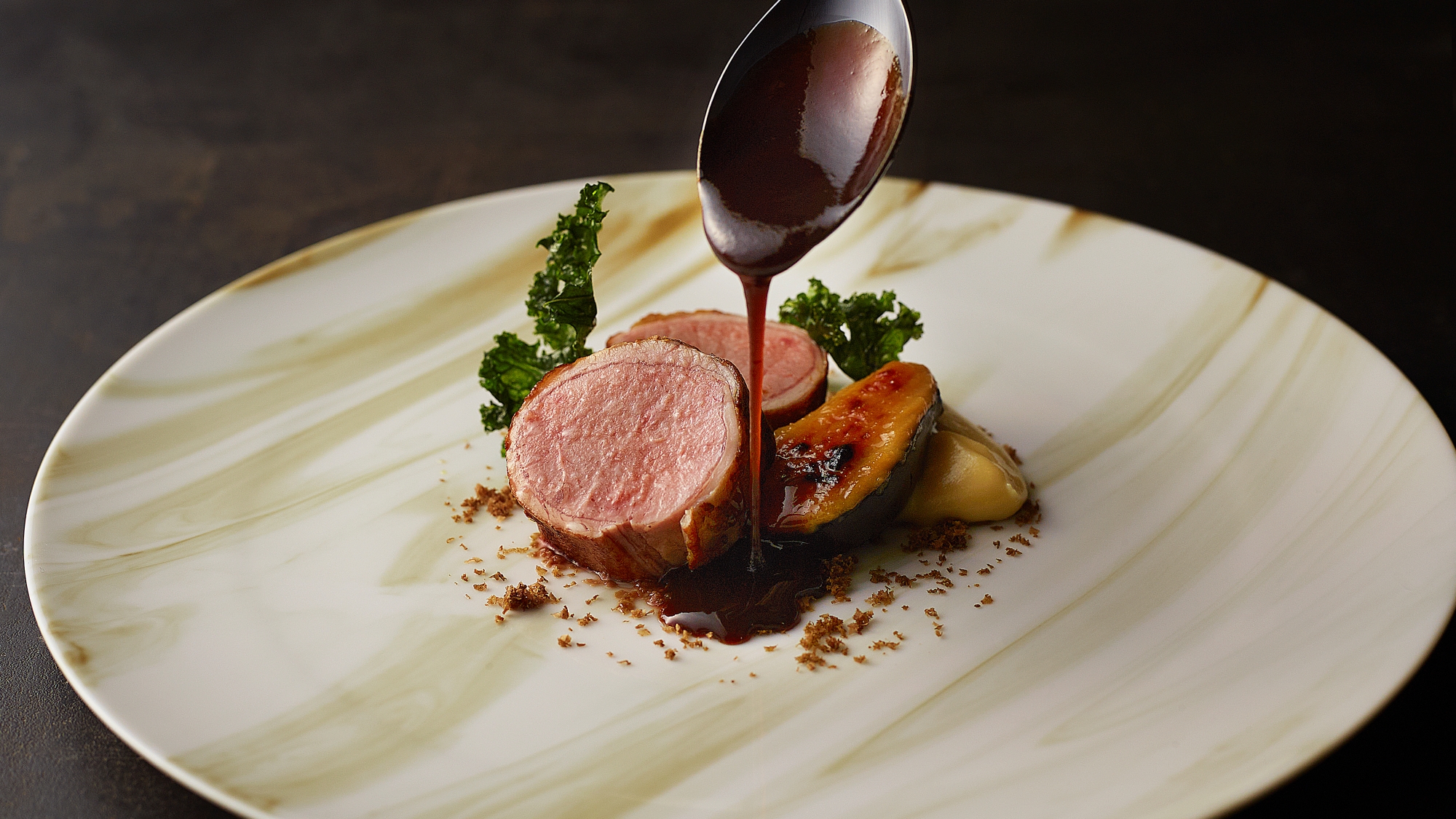 【セフィーノ／ディナー例】太陽の恵みとスパイスが鮮やかに響き合う一皿をご堪能ください。※イメージ