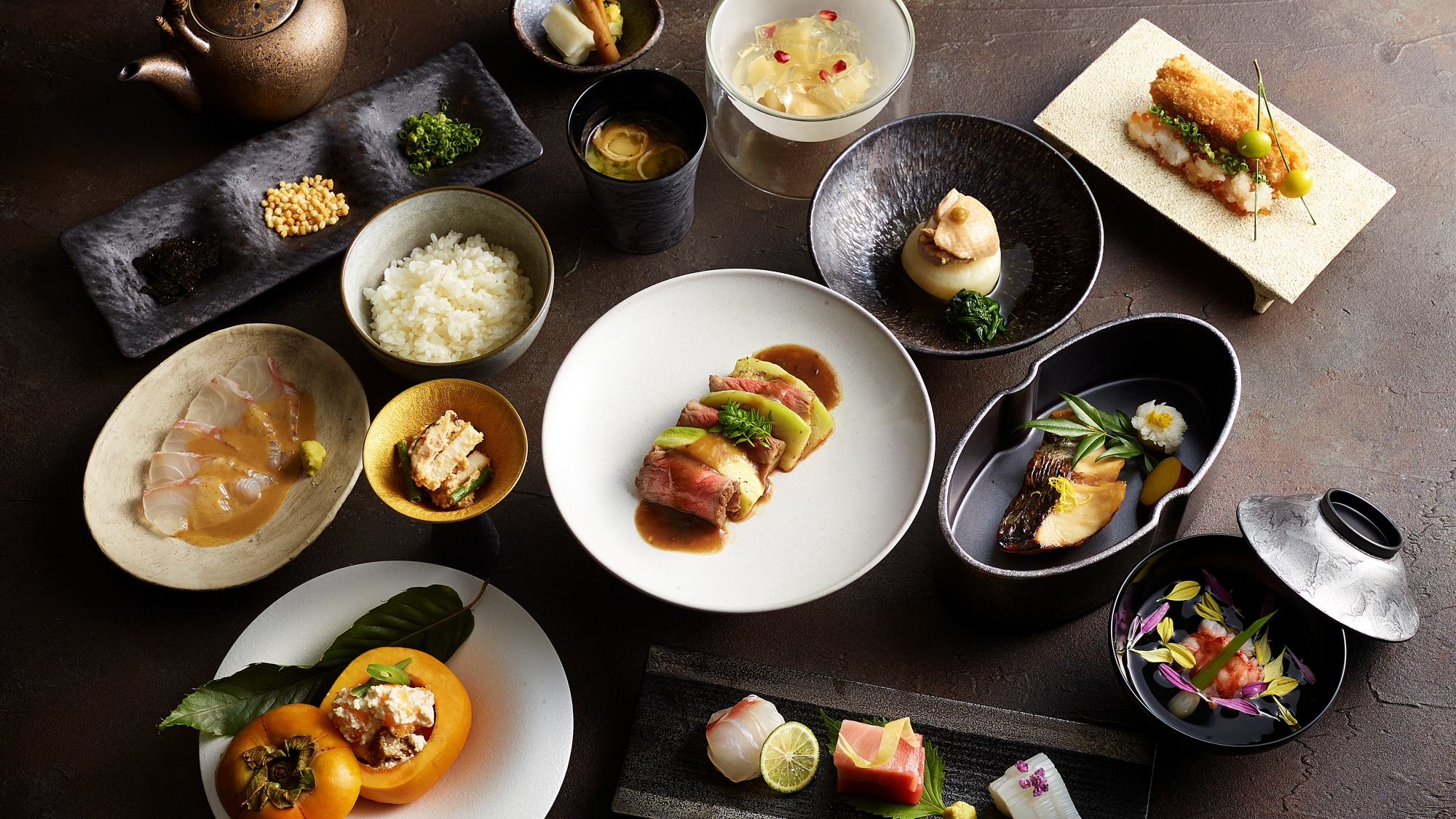 【華香／ディナー&ldquo;蘭&rdquo;】伝統と現代の感性が融合した上質な晩餐に、舌鼓を打つ。※イメージ