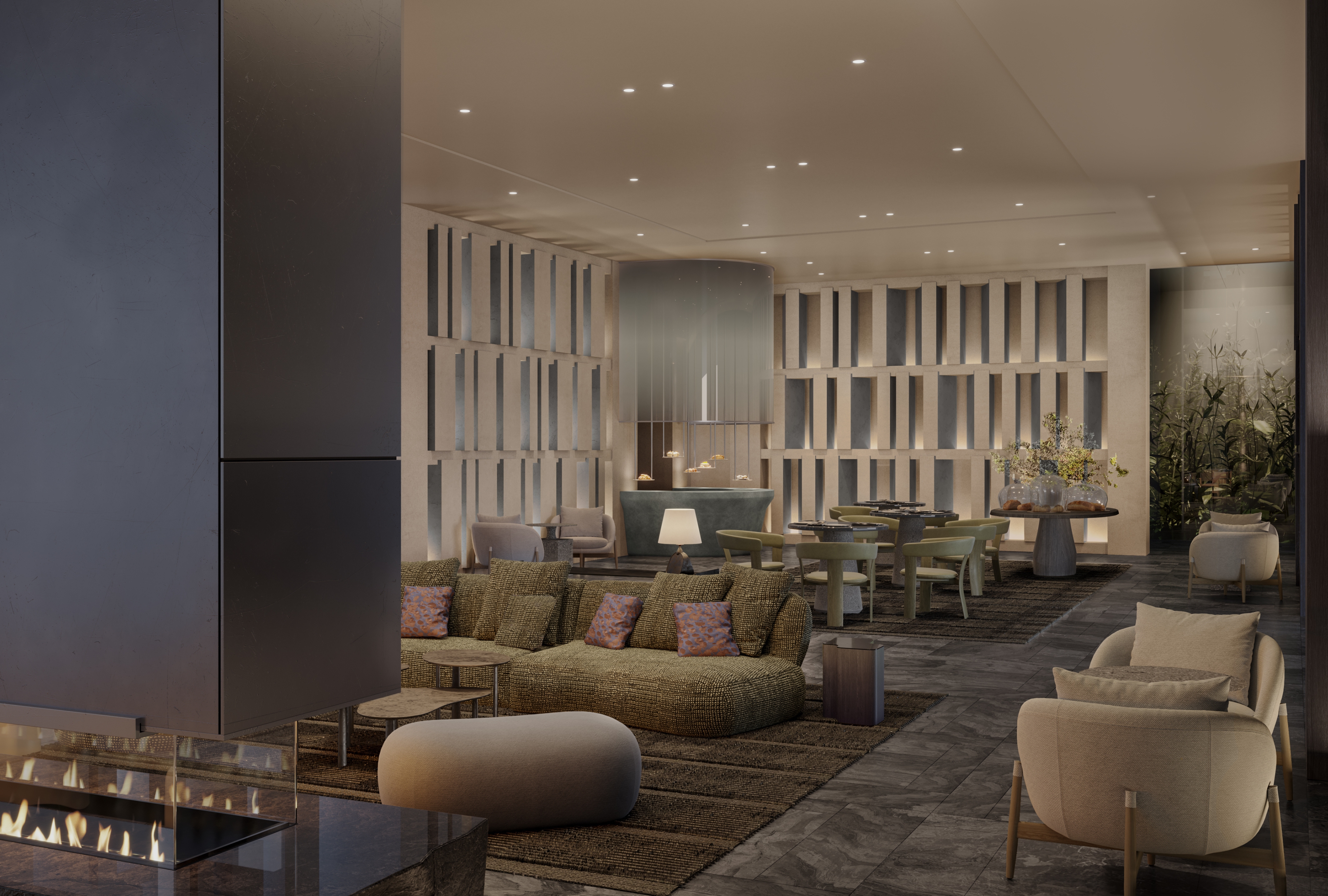 【ル・クレス-Le Cres】看板メニューの「クロワッサン」から季節のペストリーまでをご用意。