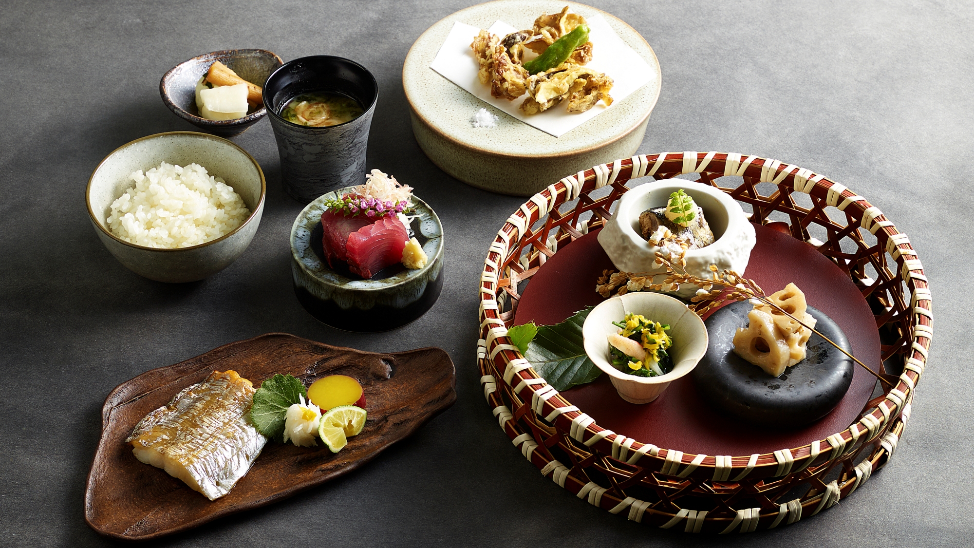 【華香／ランチ&ldquo;月香&rdquo;】伝統的な本格和食は大切な方とのご会食やご褒美ランチにも最適です。※イメージ