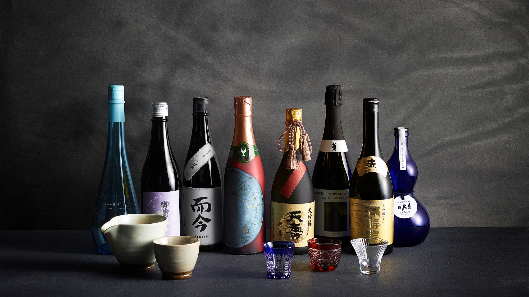 【華香／ドリンク例】全国47都道府県から厳選された「Kakoの酒」は是非お料理とご一緒に。※イメージ