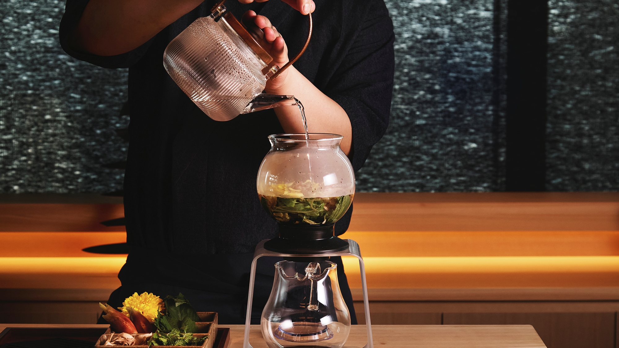 【咲／ディナー例】食事に合わせた珠玉の一煎を。※イメージ