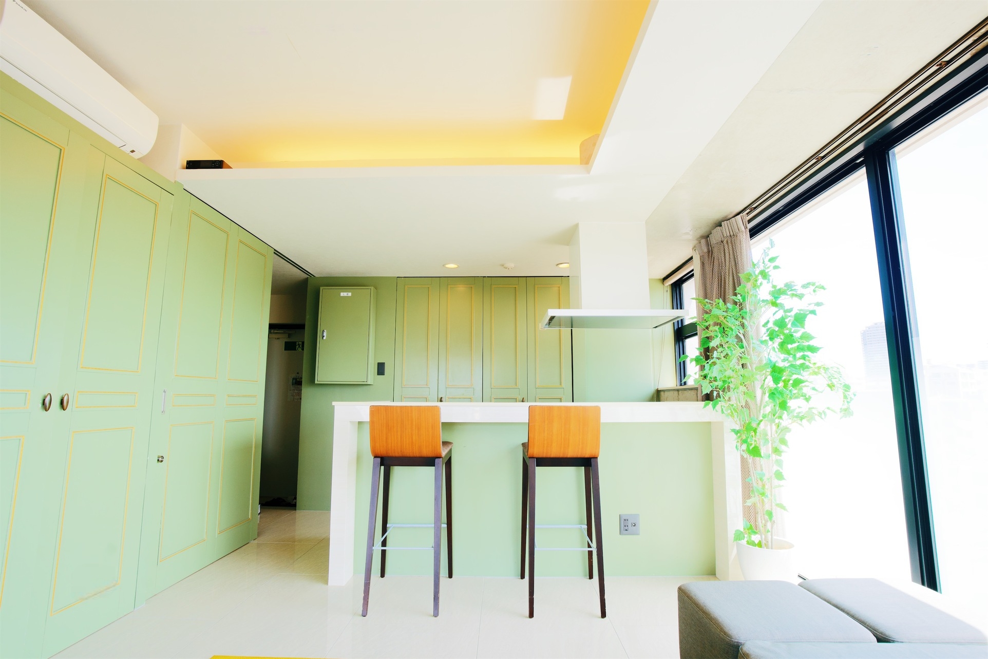 【ツインルーム】那覇空港まで１５分｜国際通りから徒歩約5分｜全室キッチン＆家電付のプライベートホテル